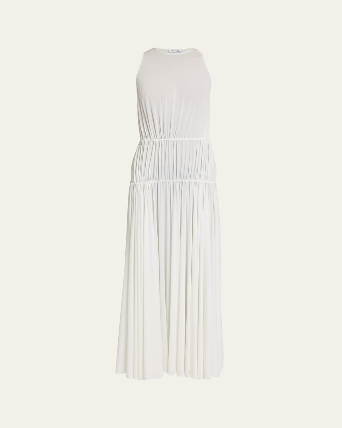 Sleeveless Pleated Goddess Dress
