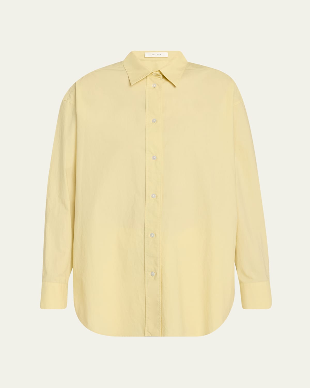 The Row Millerina Classic Button-front Shirt In White