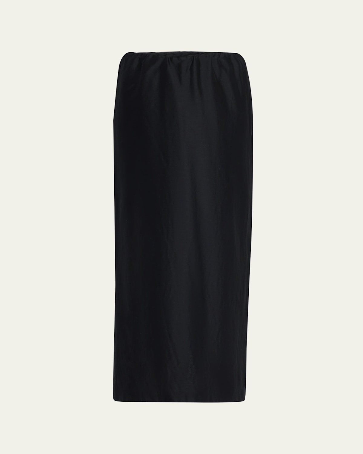 The Row Saul Maxi Skirt With Pockets In Black