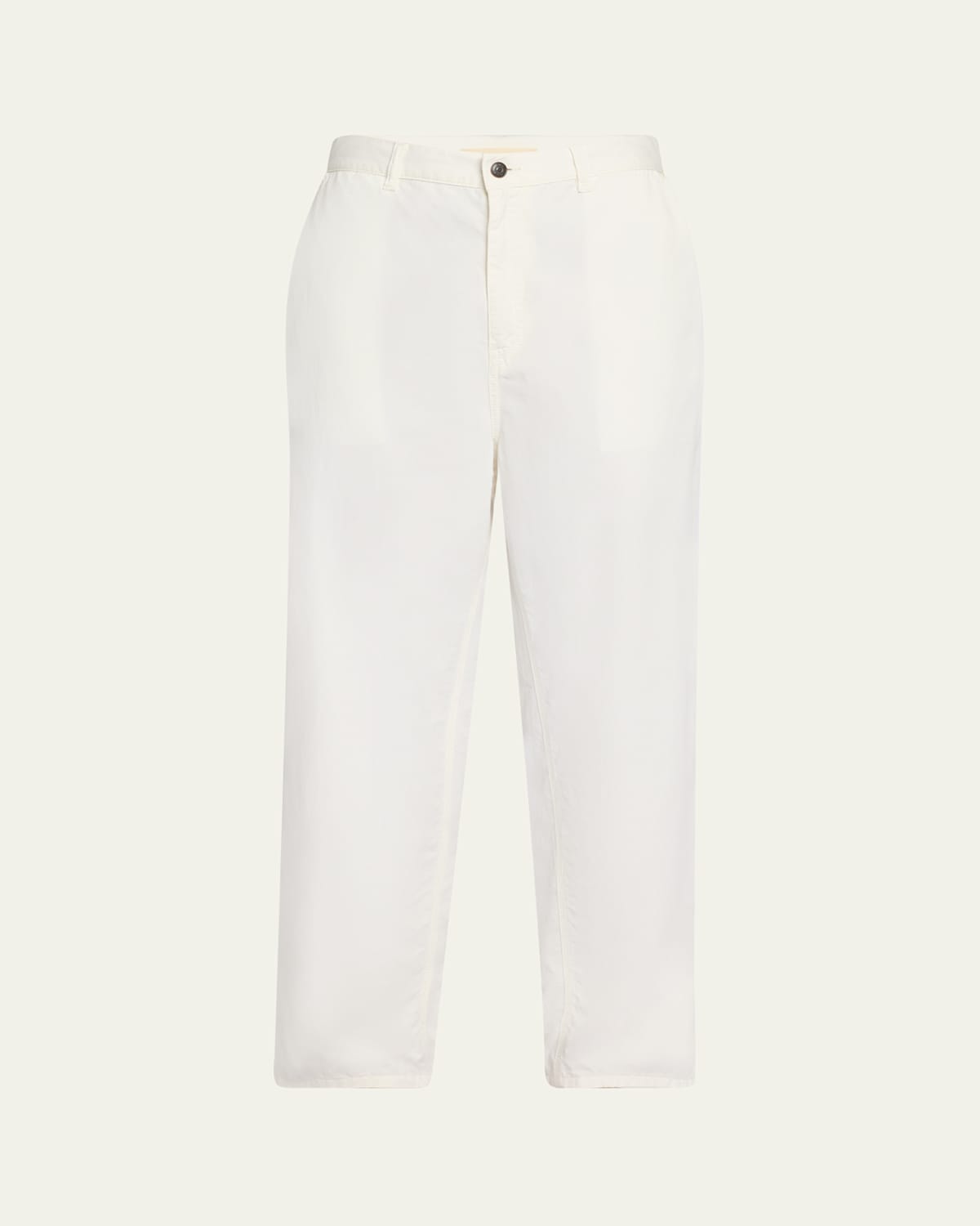 The Row Sharka Cashmere Straight-leg Carpenter Pants In White
