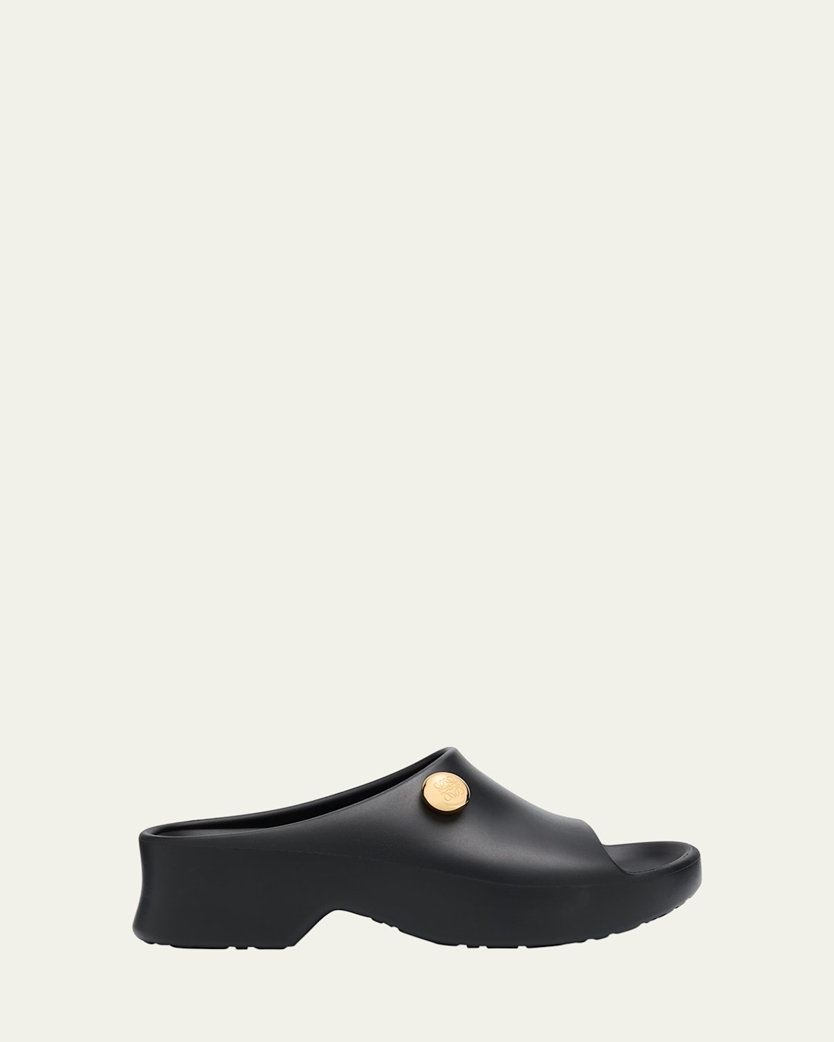 Pebble Foam Button Slide Sandals