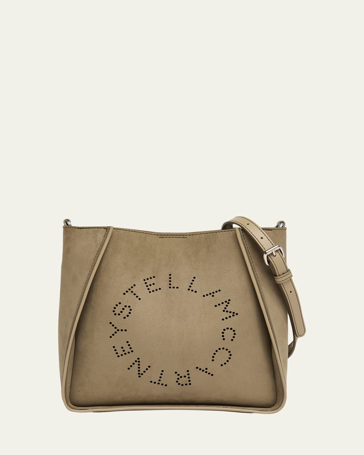 Stella McCartney Alter Suede Piped Crossbody Bag