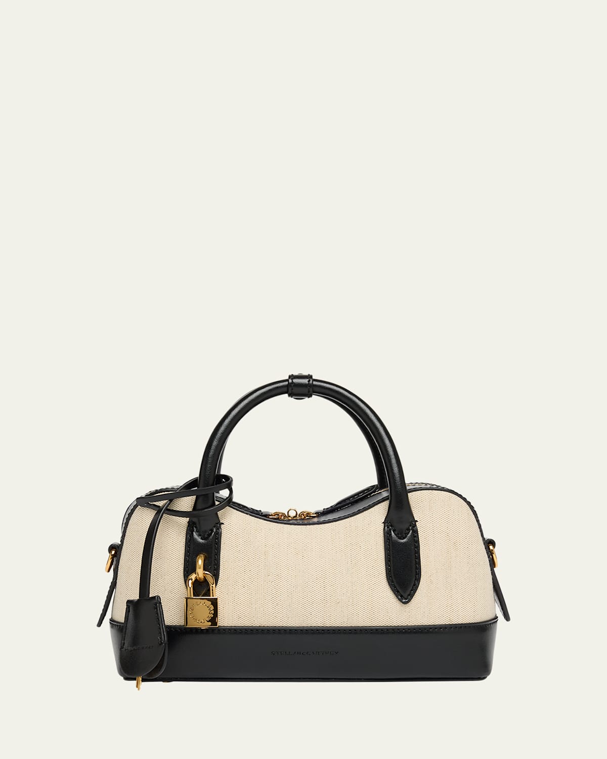 Stella Mccartney Stella Ryder Small Top Handle Bag In Neutral