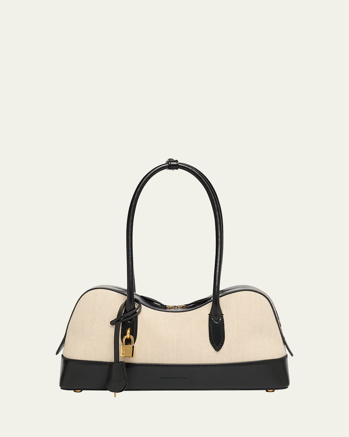 Stella Mccartney Stella Ryder Medium Cotton Canvas And Alter Mat Shoulder Bag