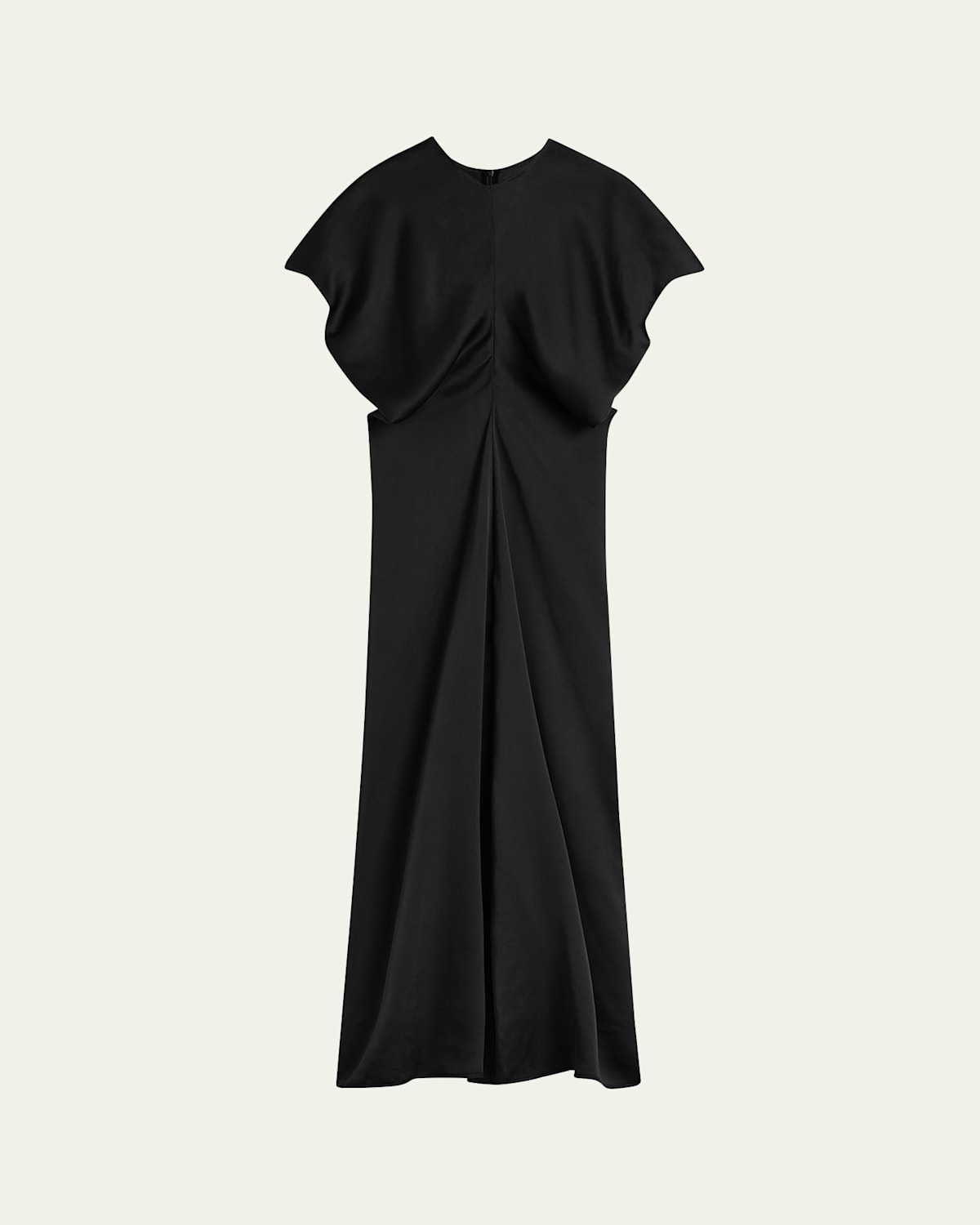 Totême Slouch Waist Short-sleeve Ankle Dress