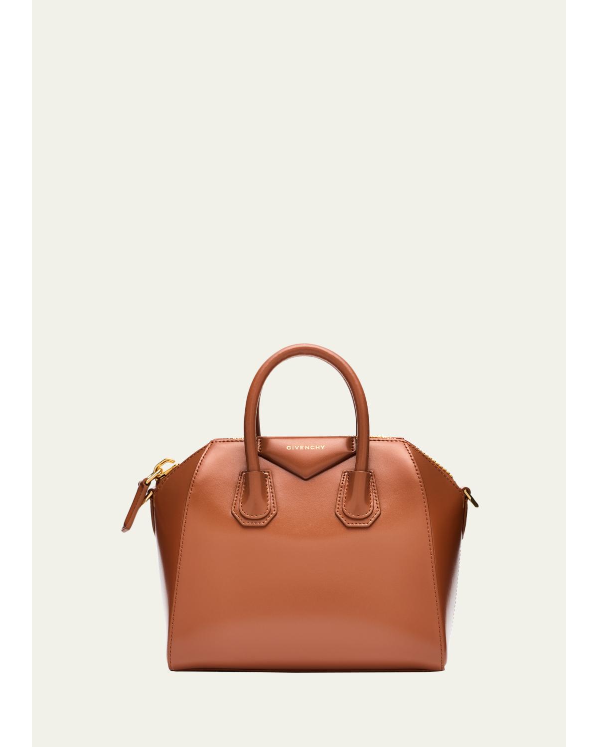 Antigona Mini Top-Handle Bag in Patent Leather