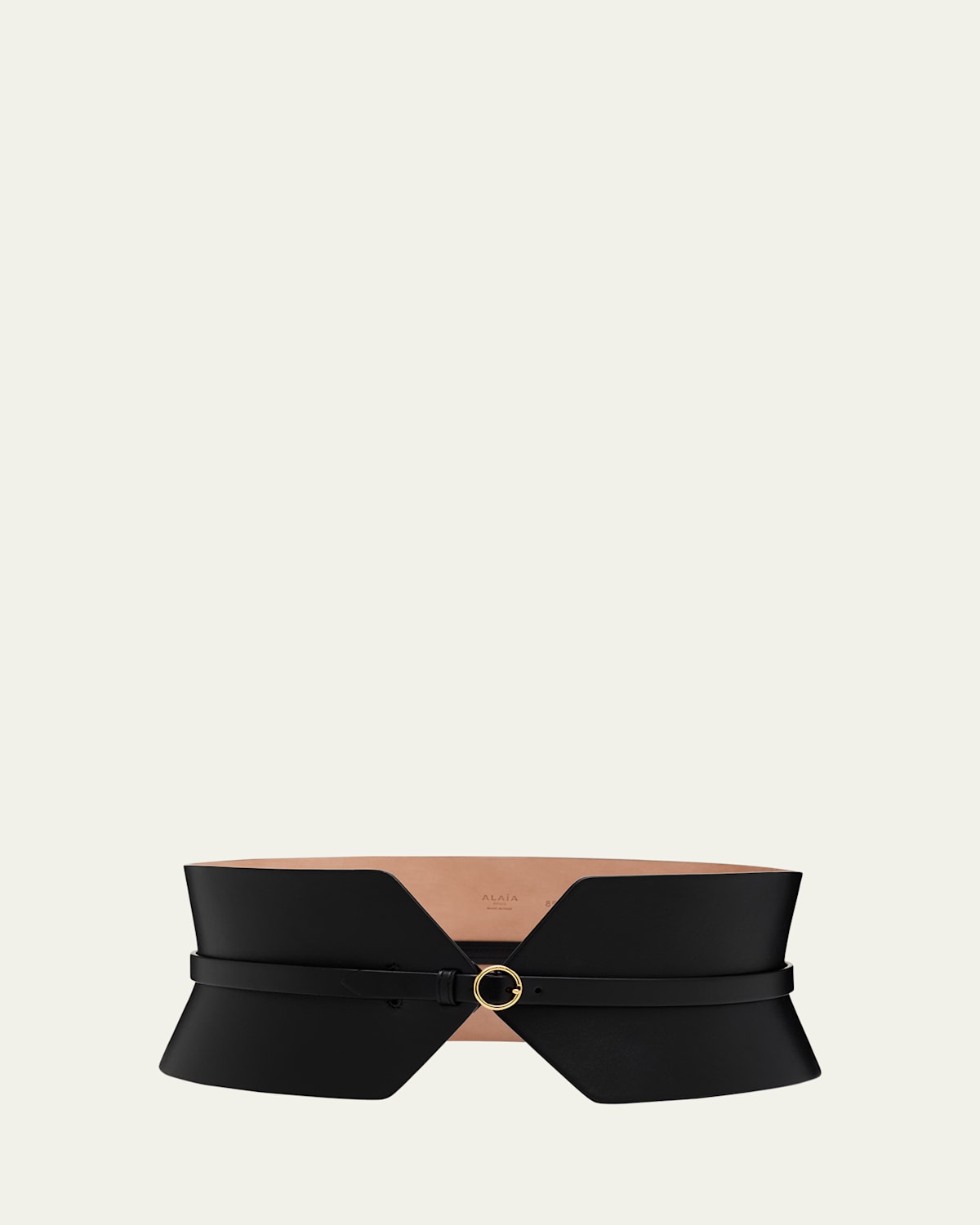 Alaïa Double Bustier Belt In Calfskin