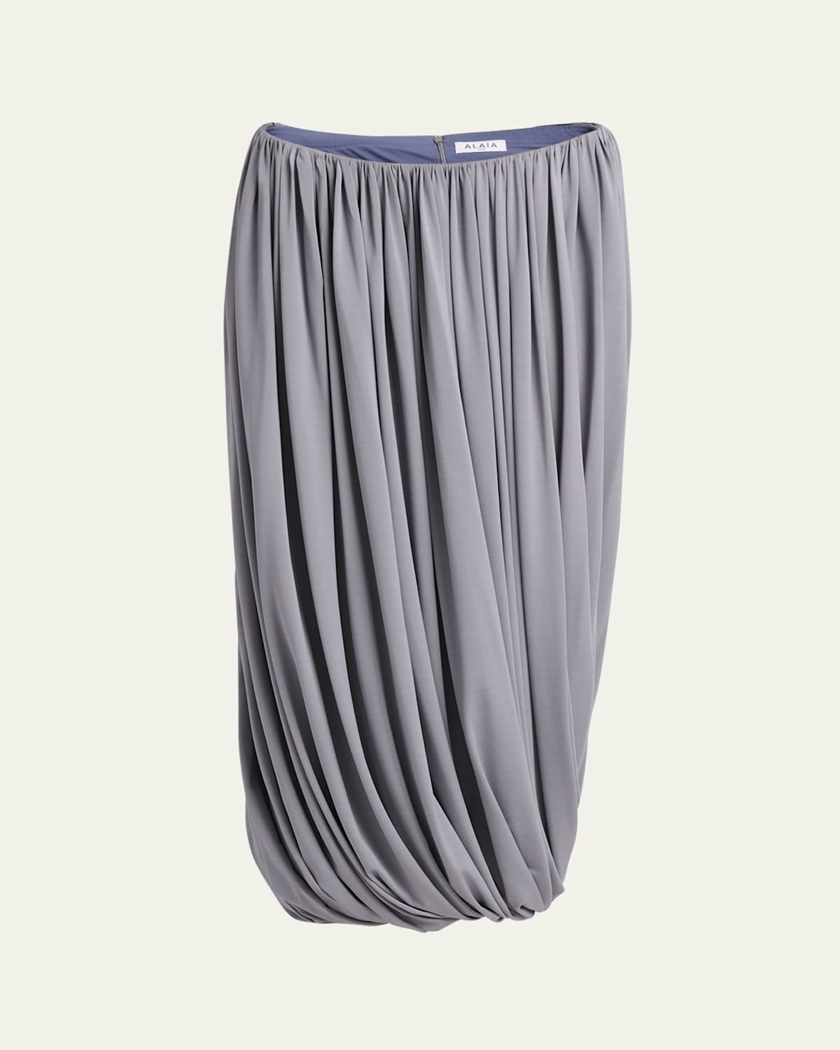 Soft Jersey Twisted Draped Skirt