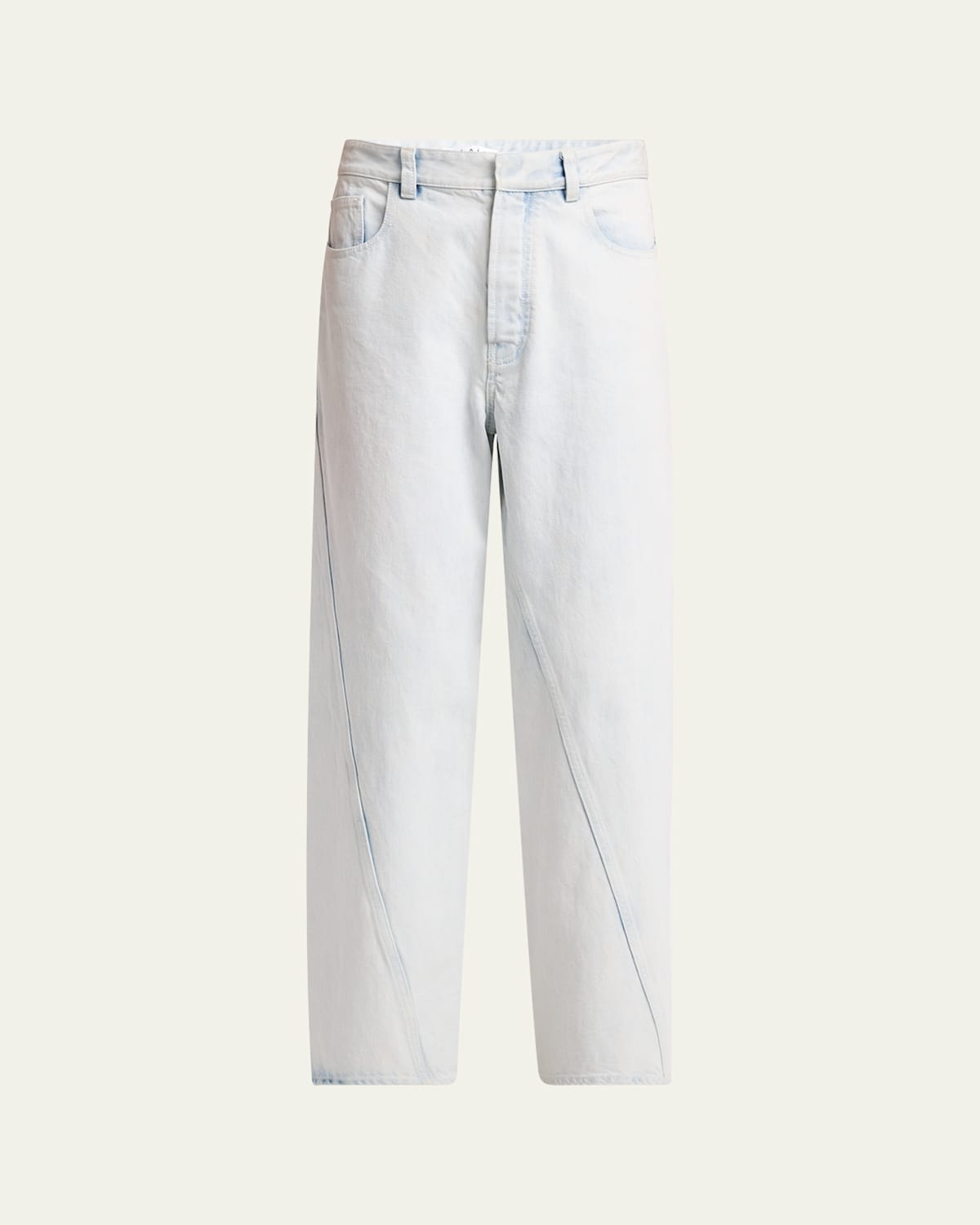 Twisted Seam Mid-Rise Jeans