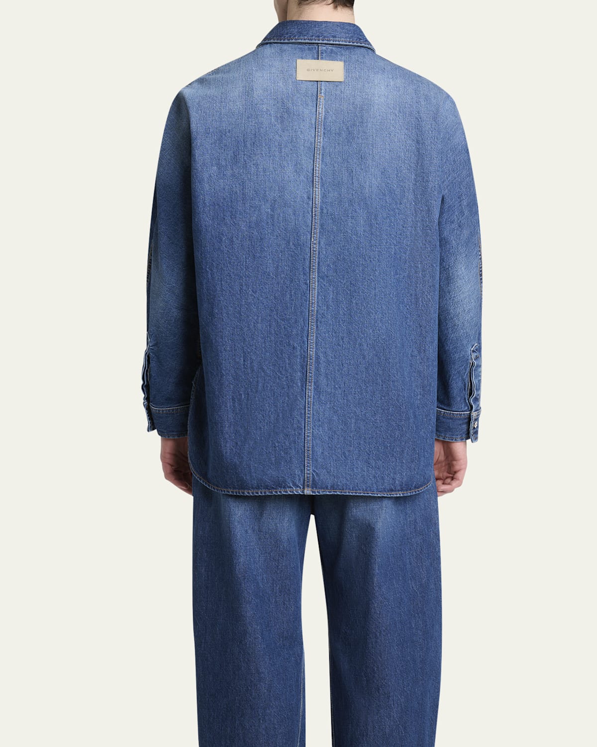 Men'S Denim Overshirt