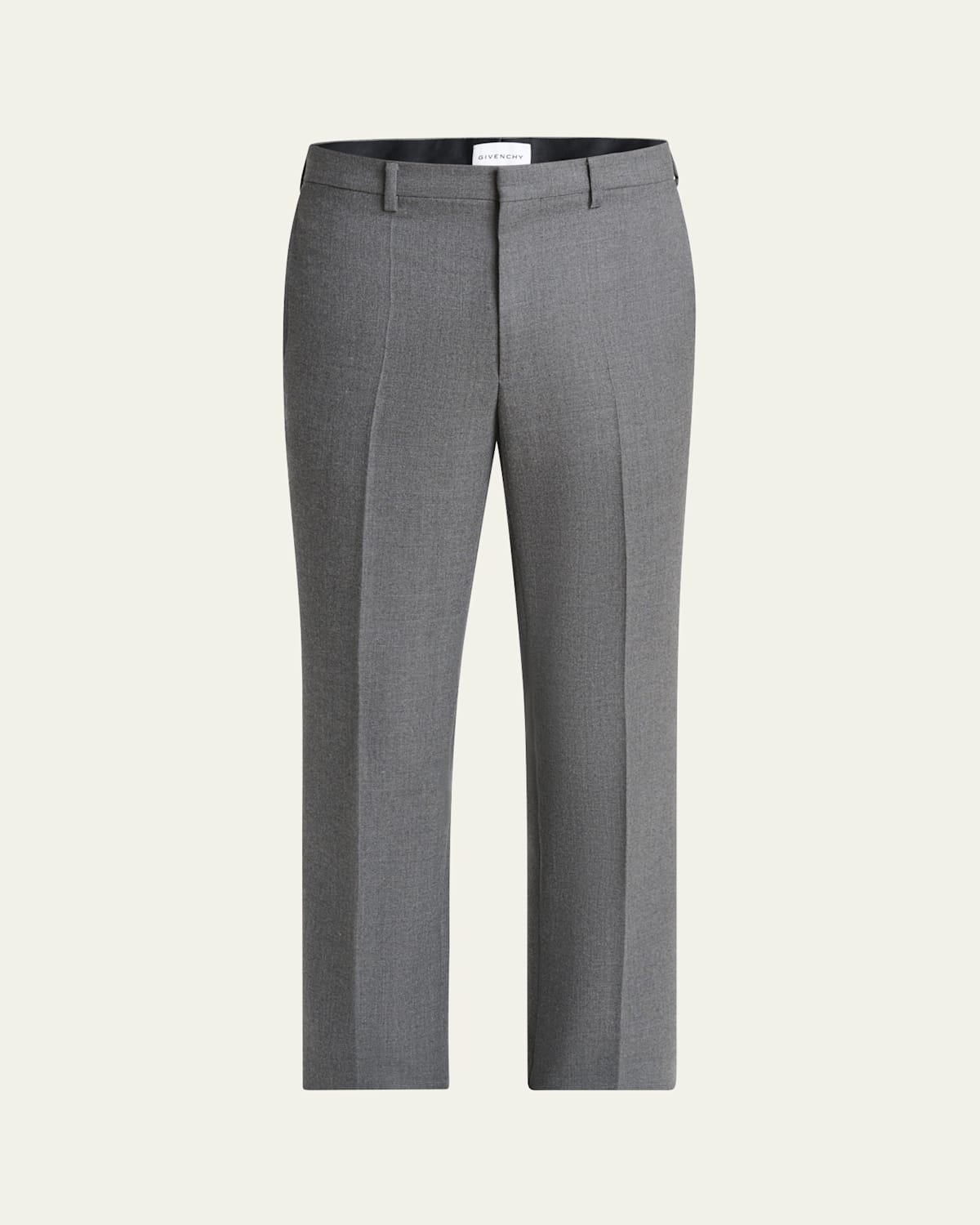 Givenchy Men's Classic-fit Formal Trousers In Gray