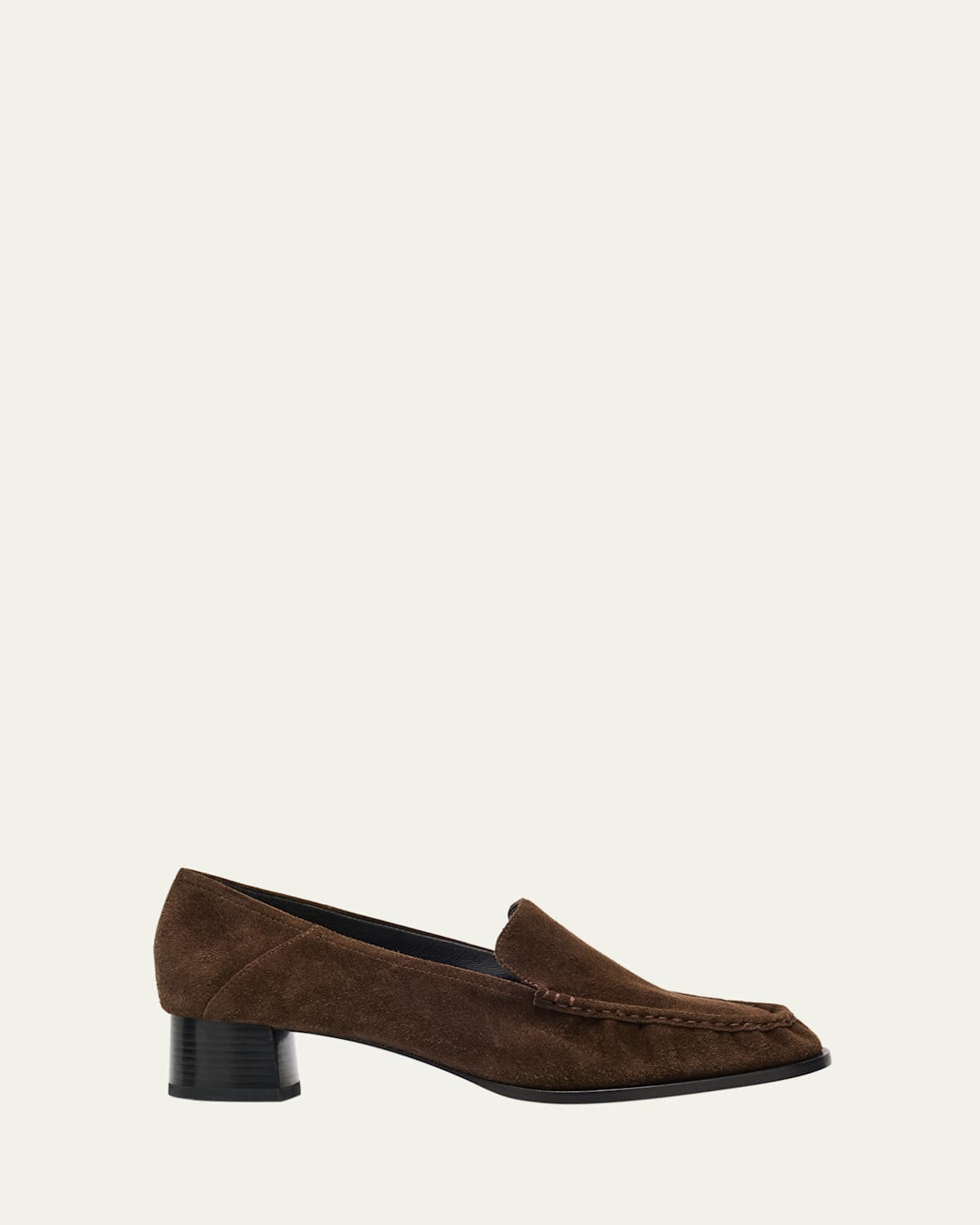 Nadia Suede Heeled Loafers