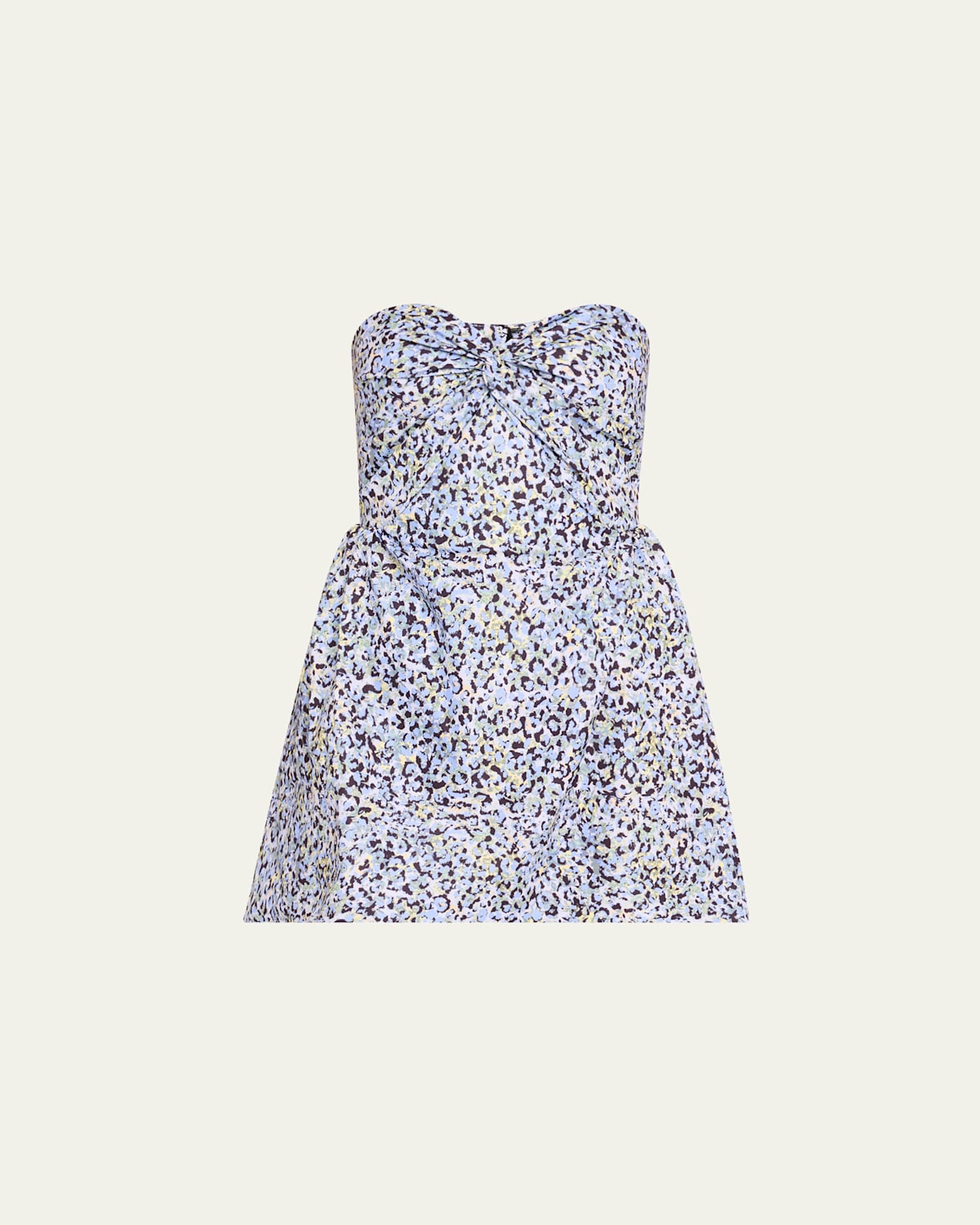 Rossy Leopard Twill Mini Dress