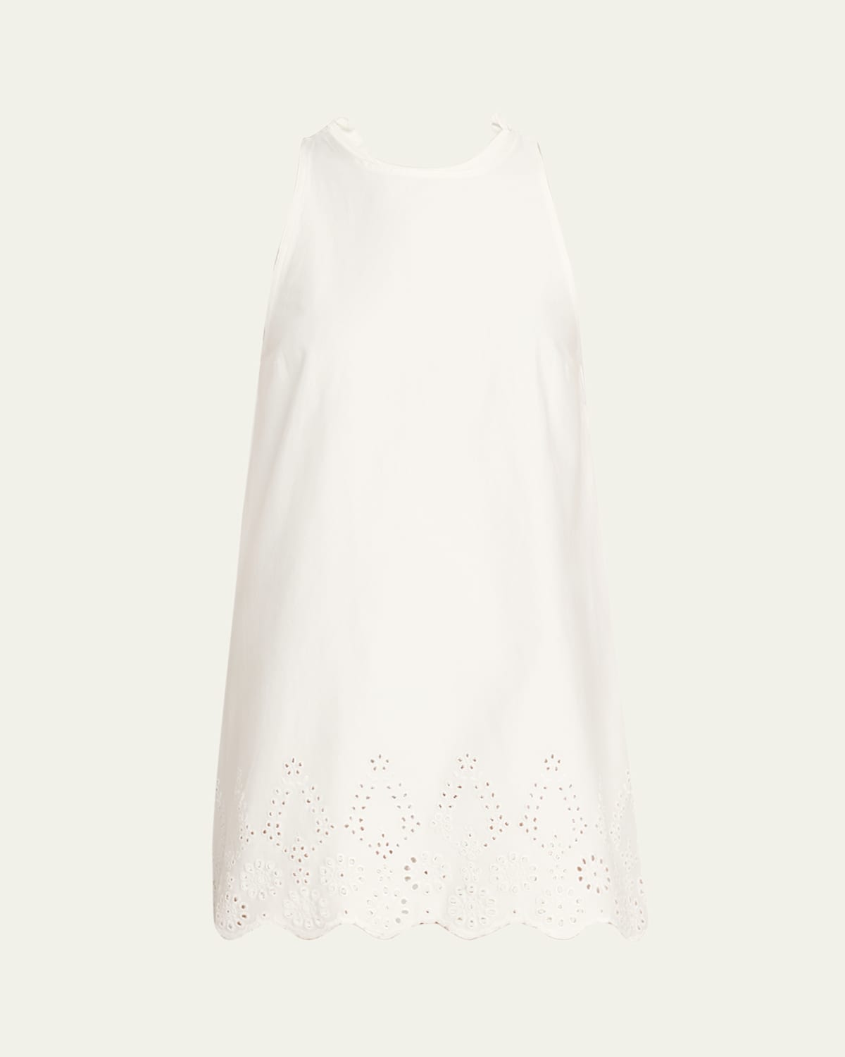 Kika Vargas Fran Eyelet Cotton Dress