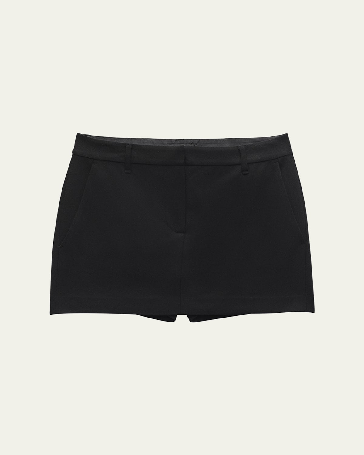 Rag & Bone Irina Ponte Skort In Black