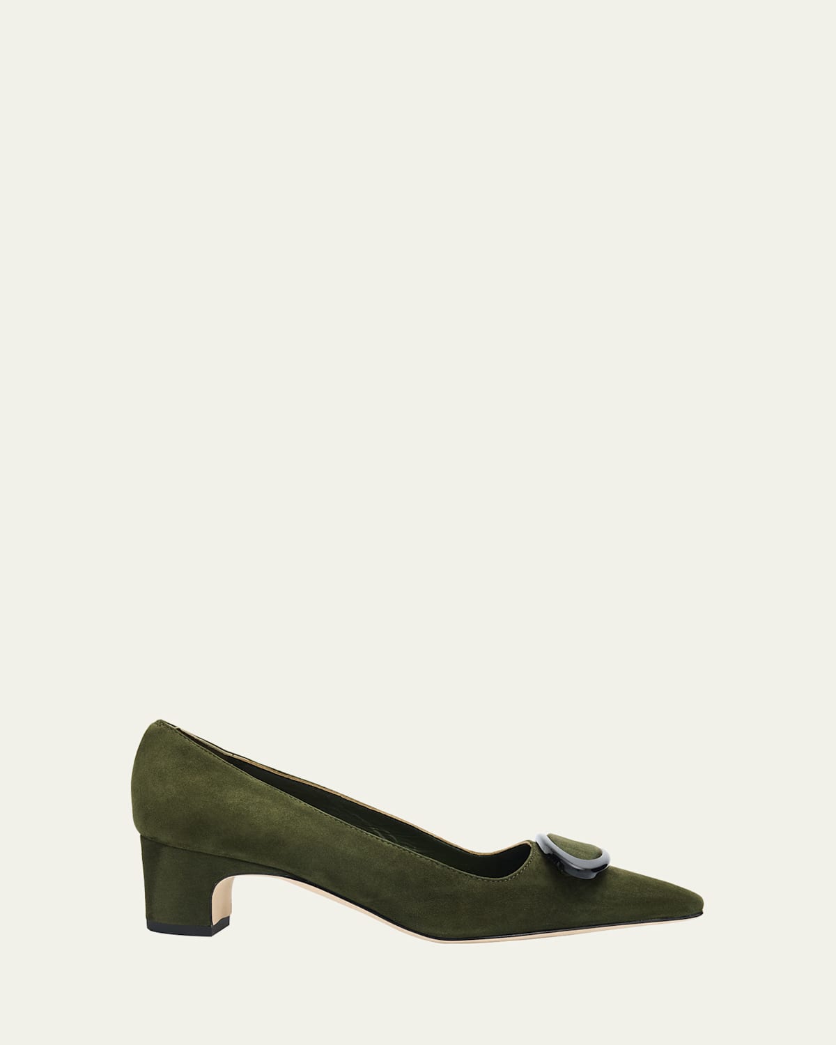 Manolo Blahnik Fenix Suede Pumps