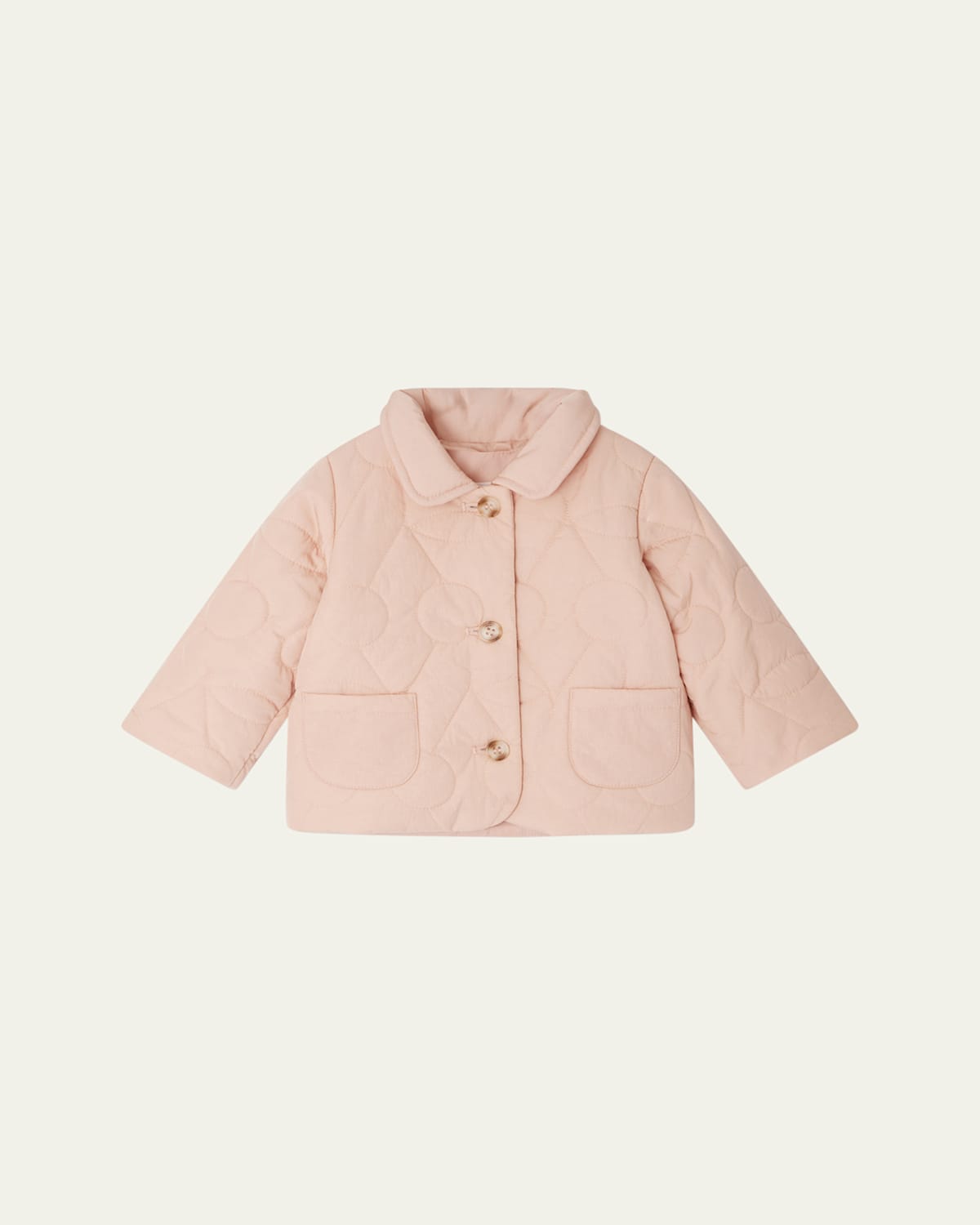 Girl's Juno Matelassé Jacket, Size 6M-3