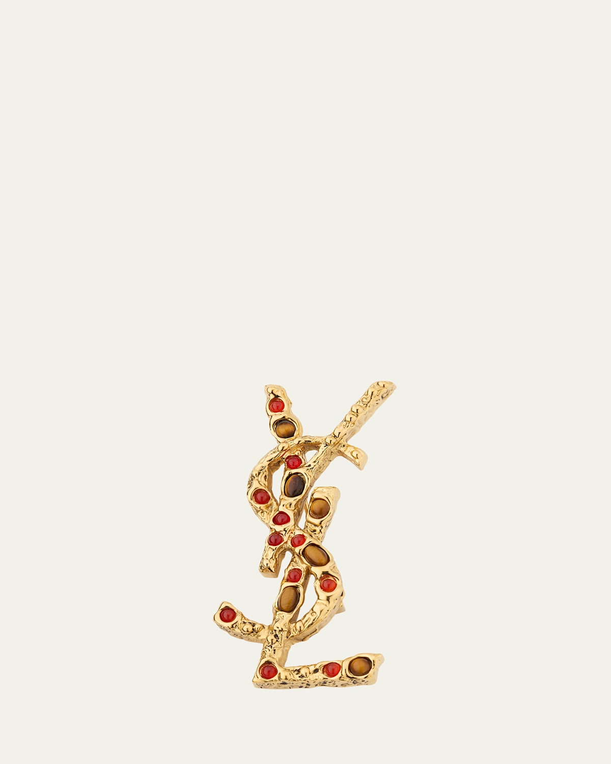 Bejeweled Logo Brooch