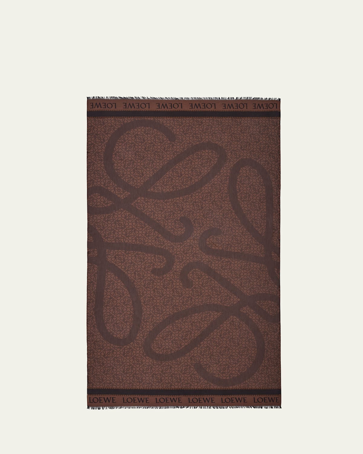 Loewe Anagram Cotton Pareo Scarf