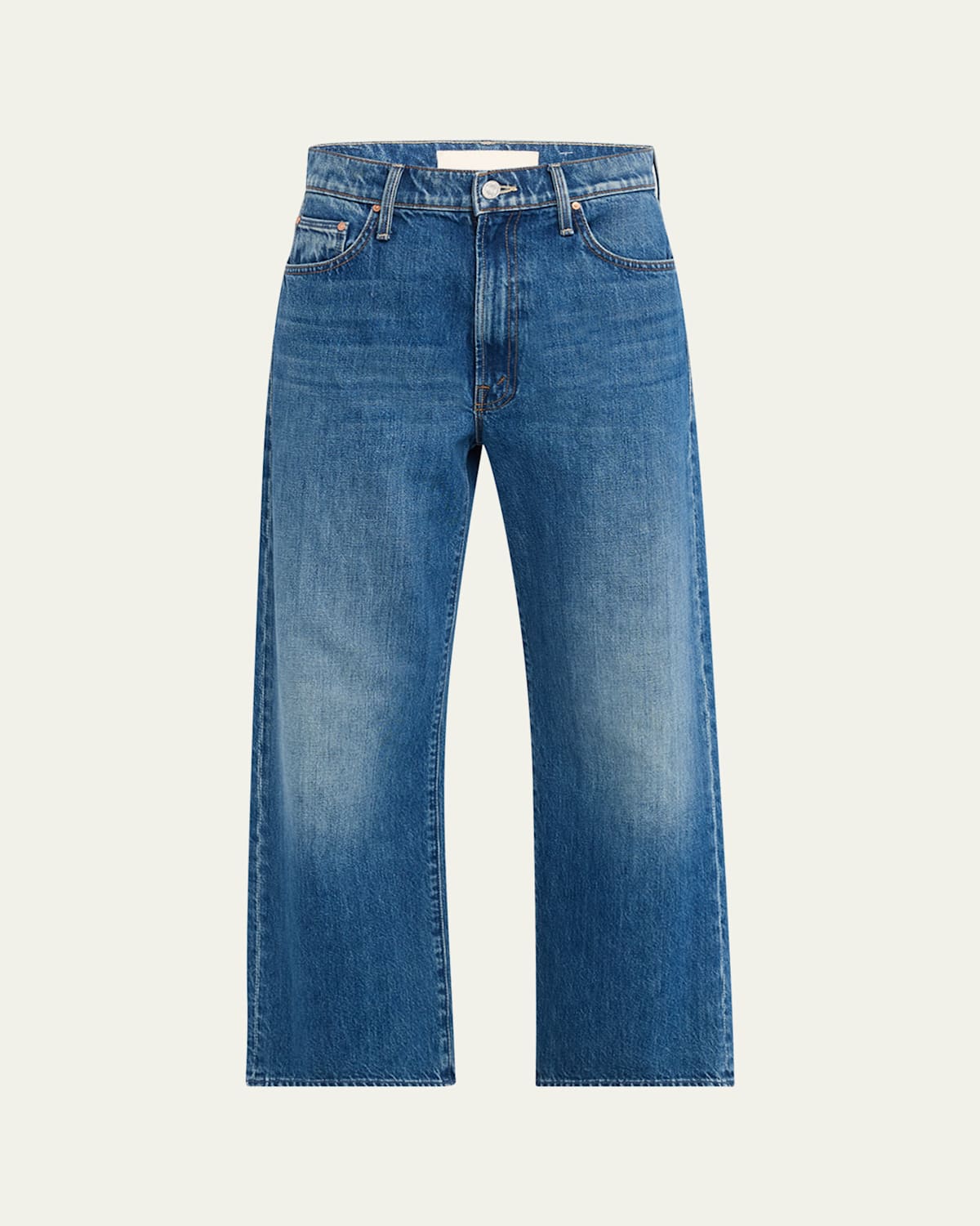 Mother The Dodger Ankle Jeans With Embroidered Pockets