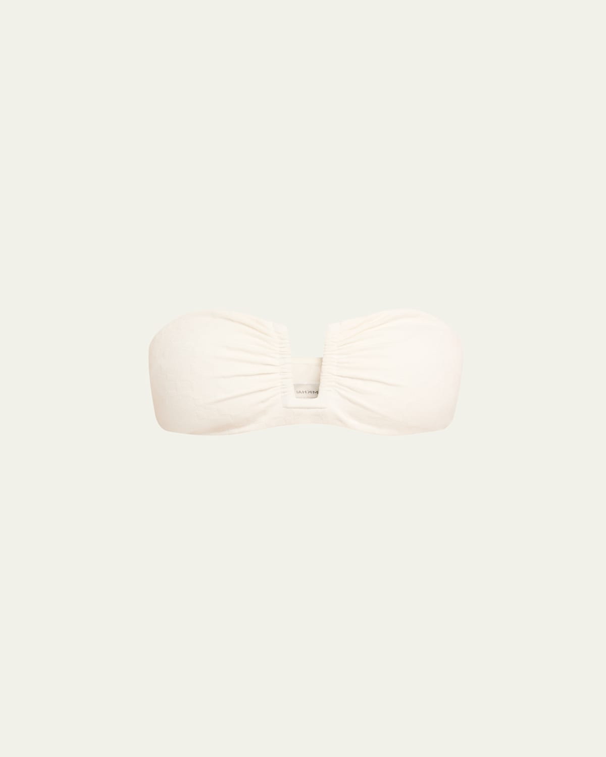Simkhai Sandra Bandeau Bikini Top In White