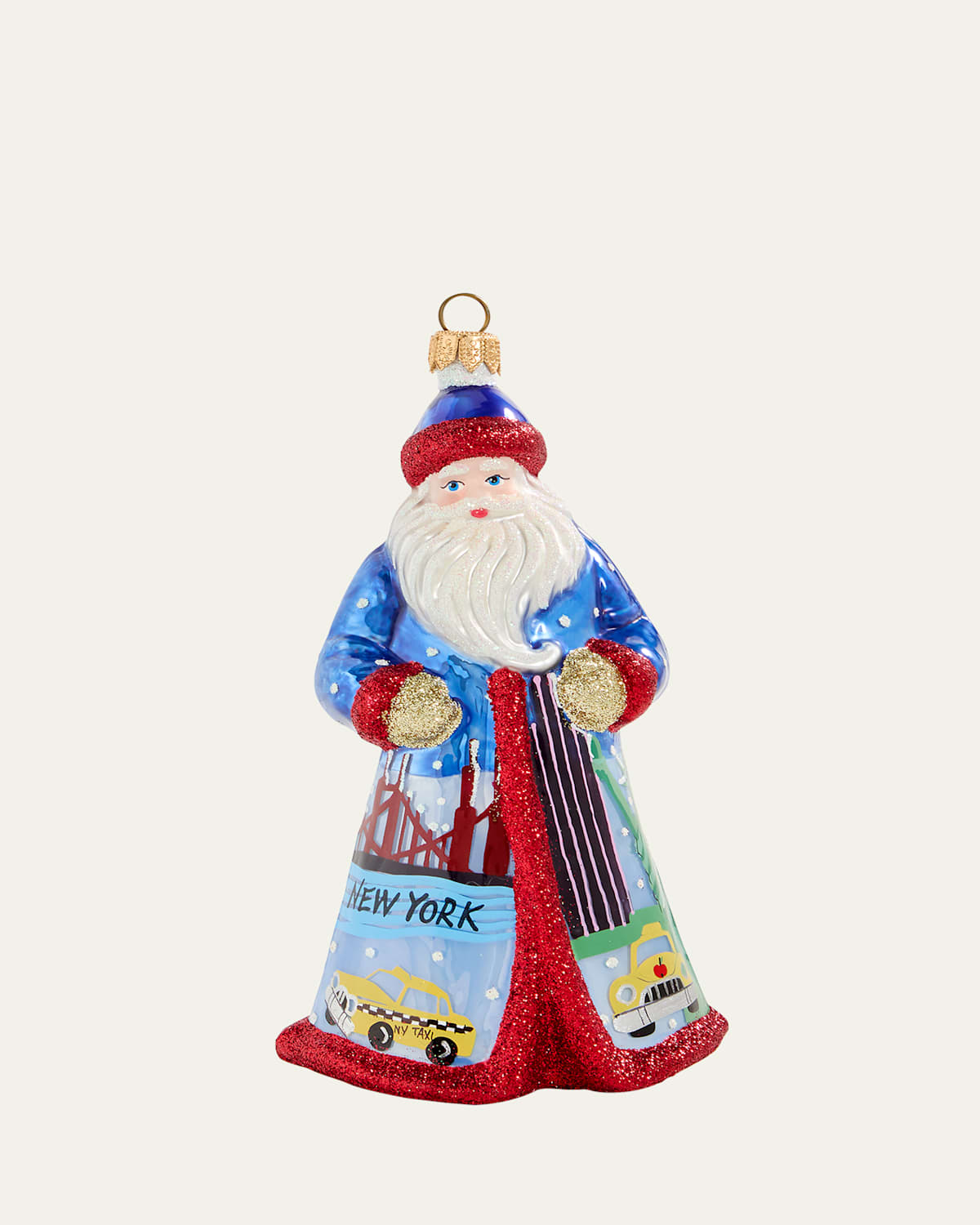 Joy To The World Collectibles Tour Of Nyc Santa Christmas Ornament In Multi
