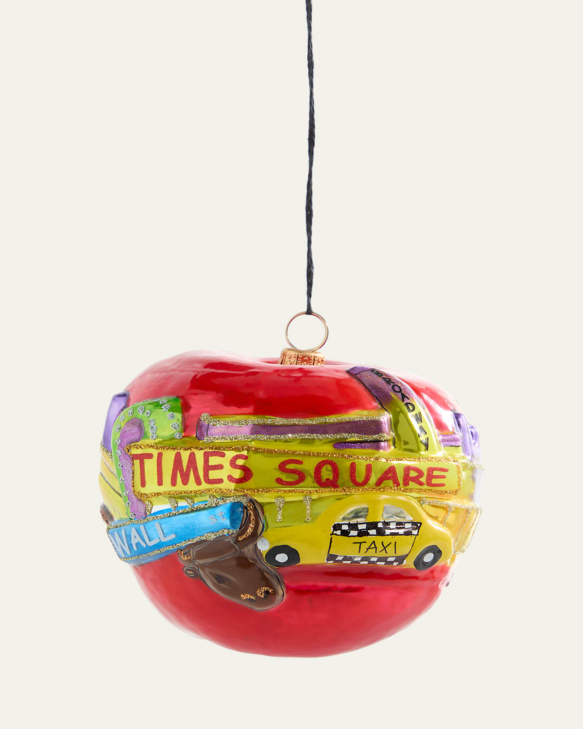 Joy To The World Collectibles The Big Apple Christmas Ornament In Multi