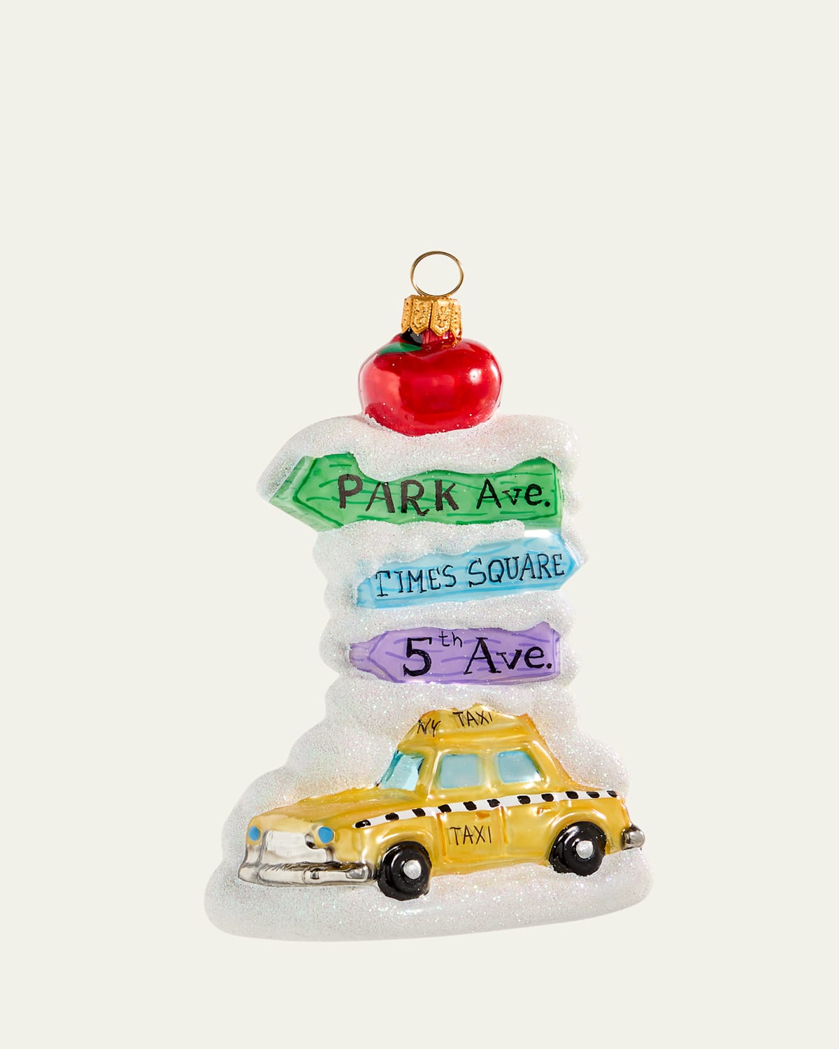 Joy To The World Collectibles New York Signs Christmas Ornament In Multi