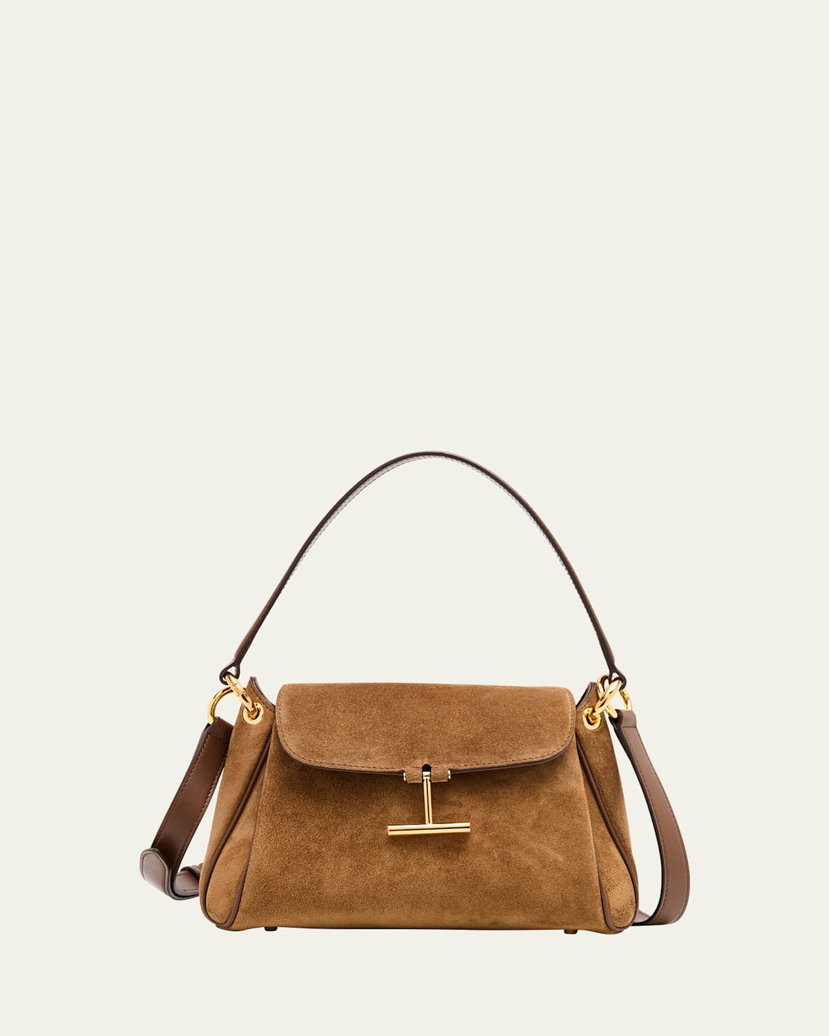 Tara Small Shoulder Bag in Suede
