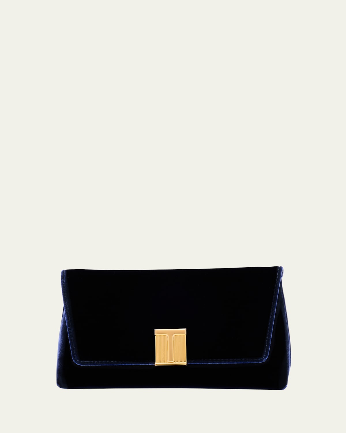 Tom Ford Nobile Mini Shoulder Bag In Velvet In Black