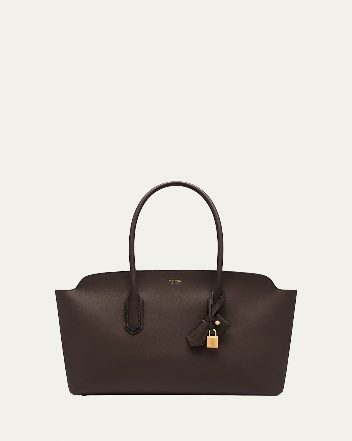 Tom Ford Alexander Large Shoulder Bag In Natural Grain