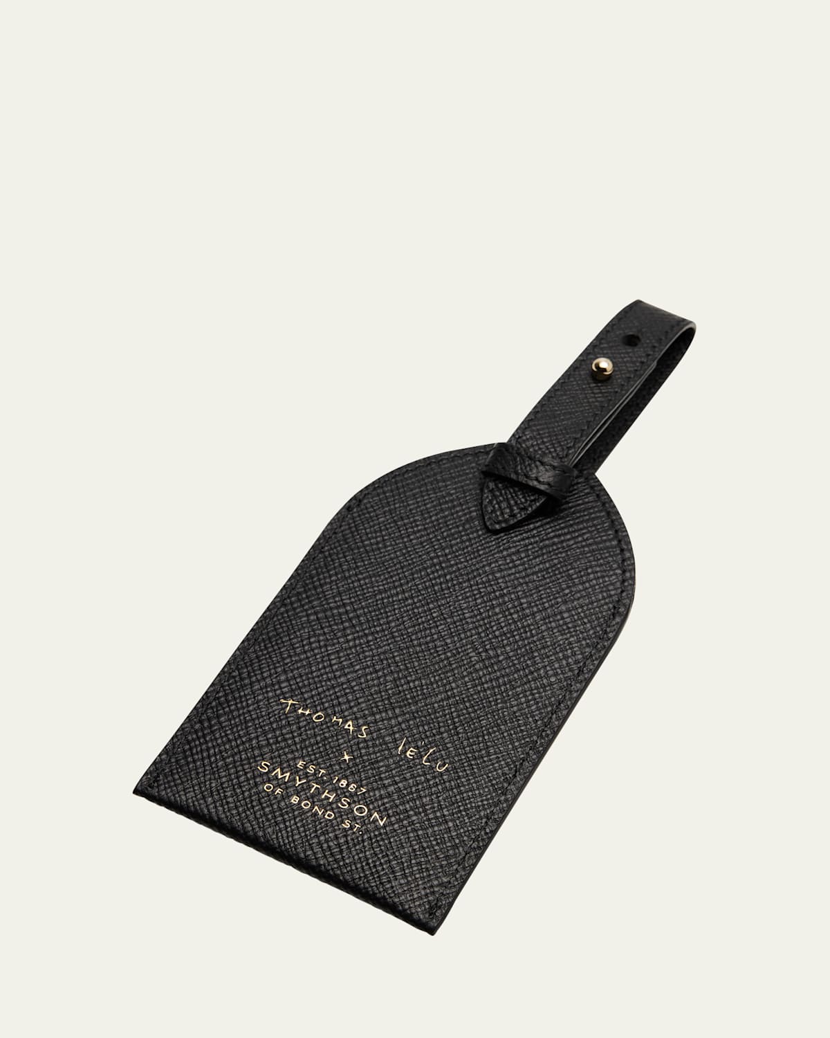 Smythson x Thomas Lelu "To Do List" Panama Luggage Tag