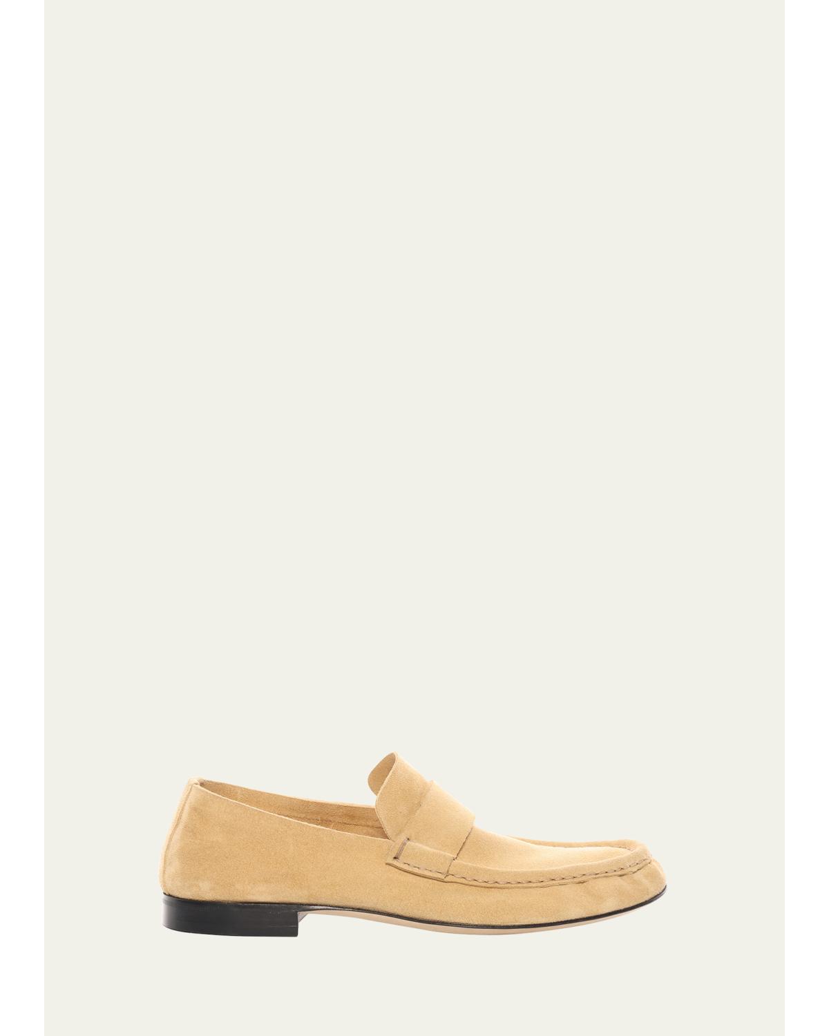 Men'S Soft Suede Penny Loafers
