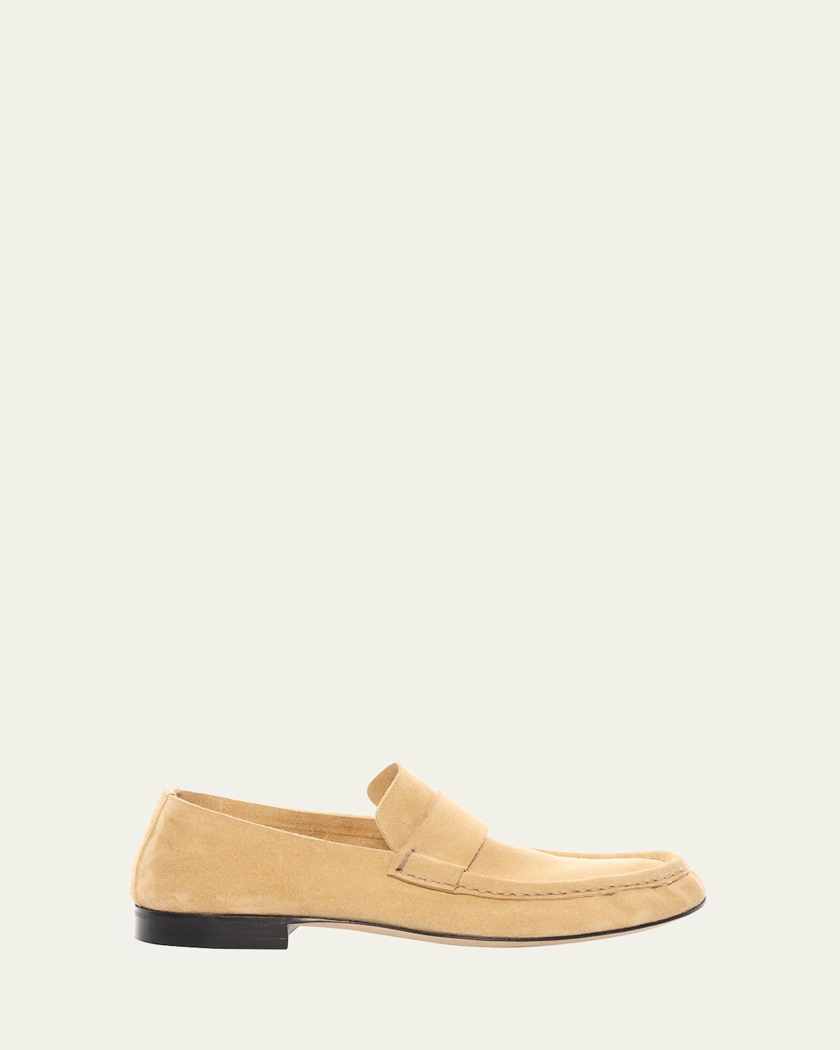 THE ROW Men's Soft Suede Penny Loafers
