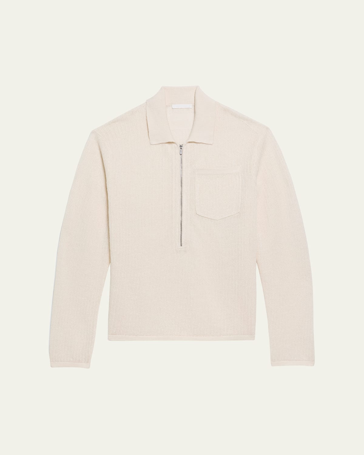 Men's Fine-Gauge Knit Polo Shirt