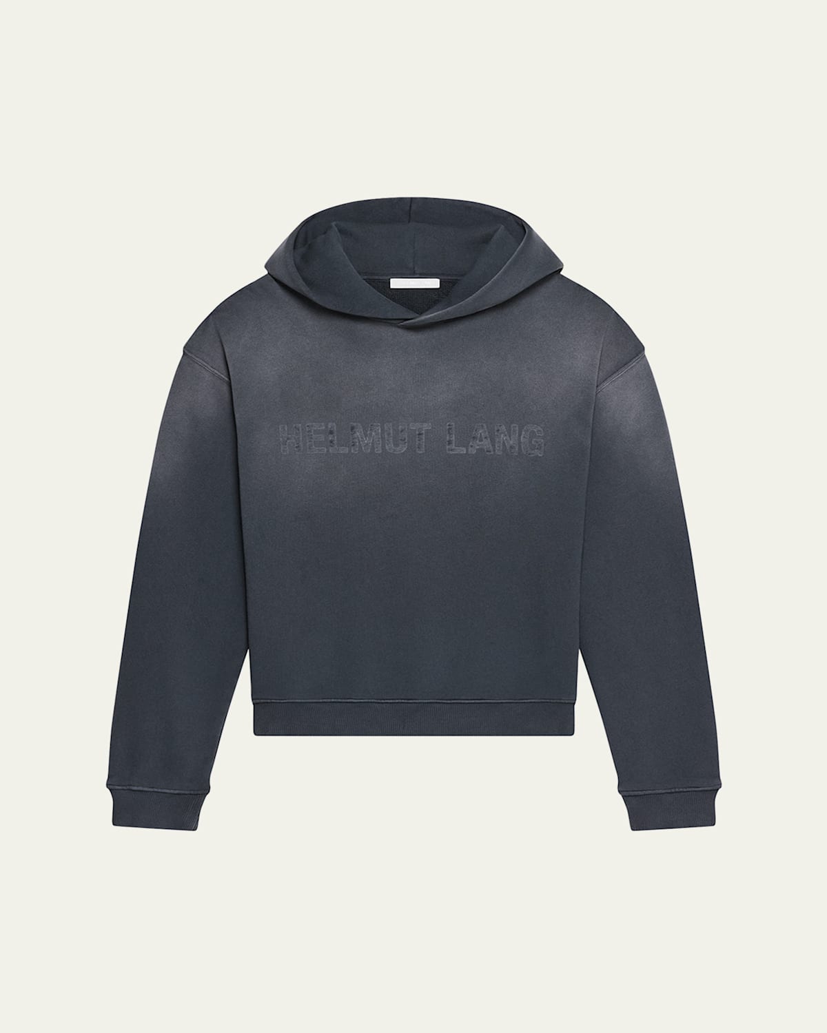 Men's Faded Logo Print Hoodie