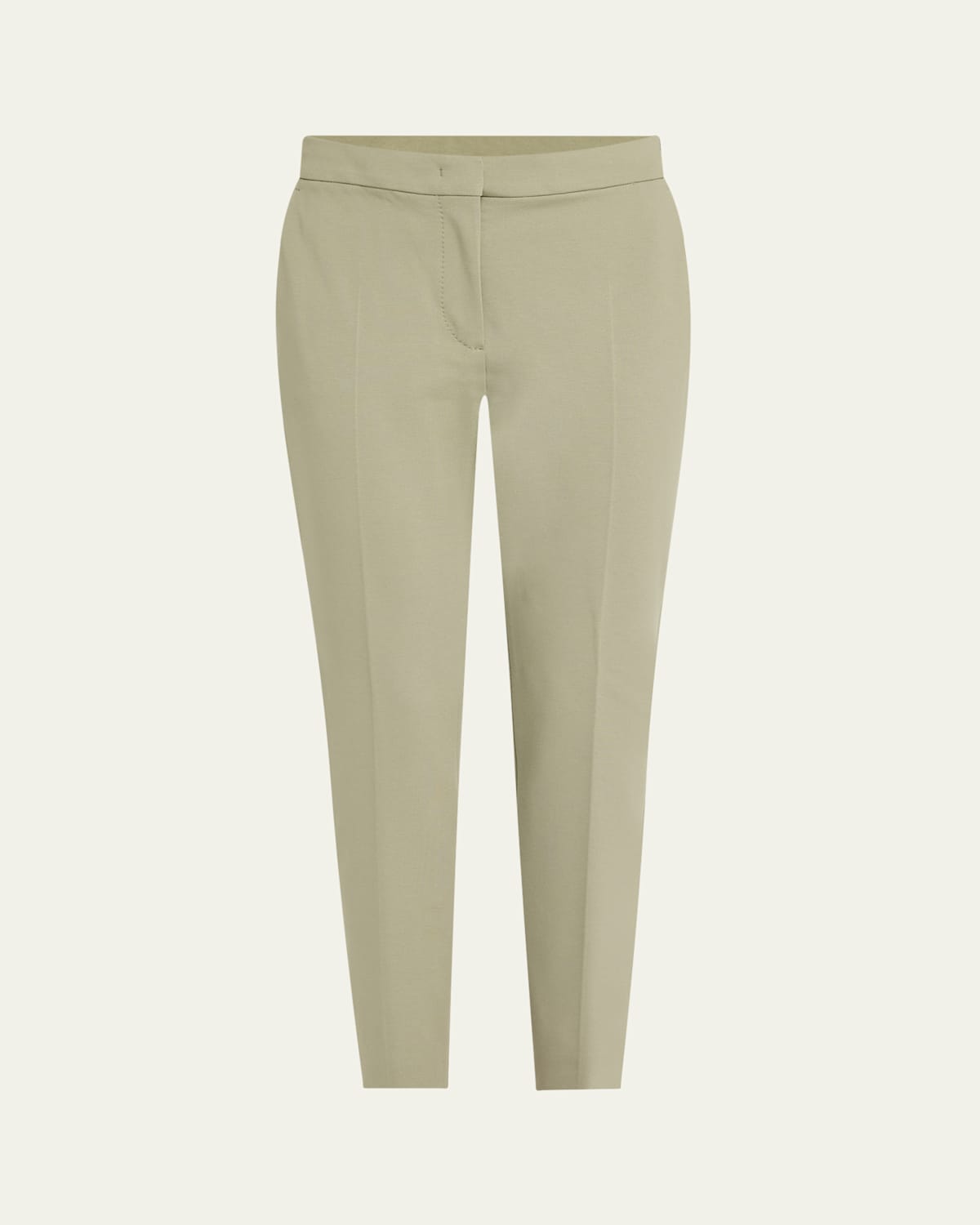 Max Mara Pegno Slim-leg Ankle Pants In Green