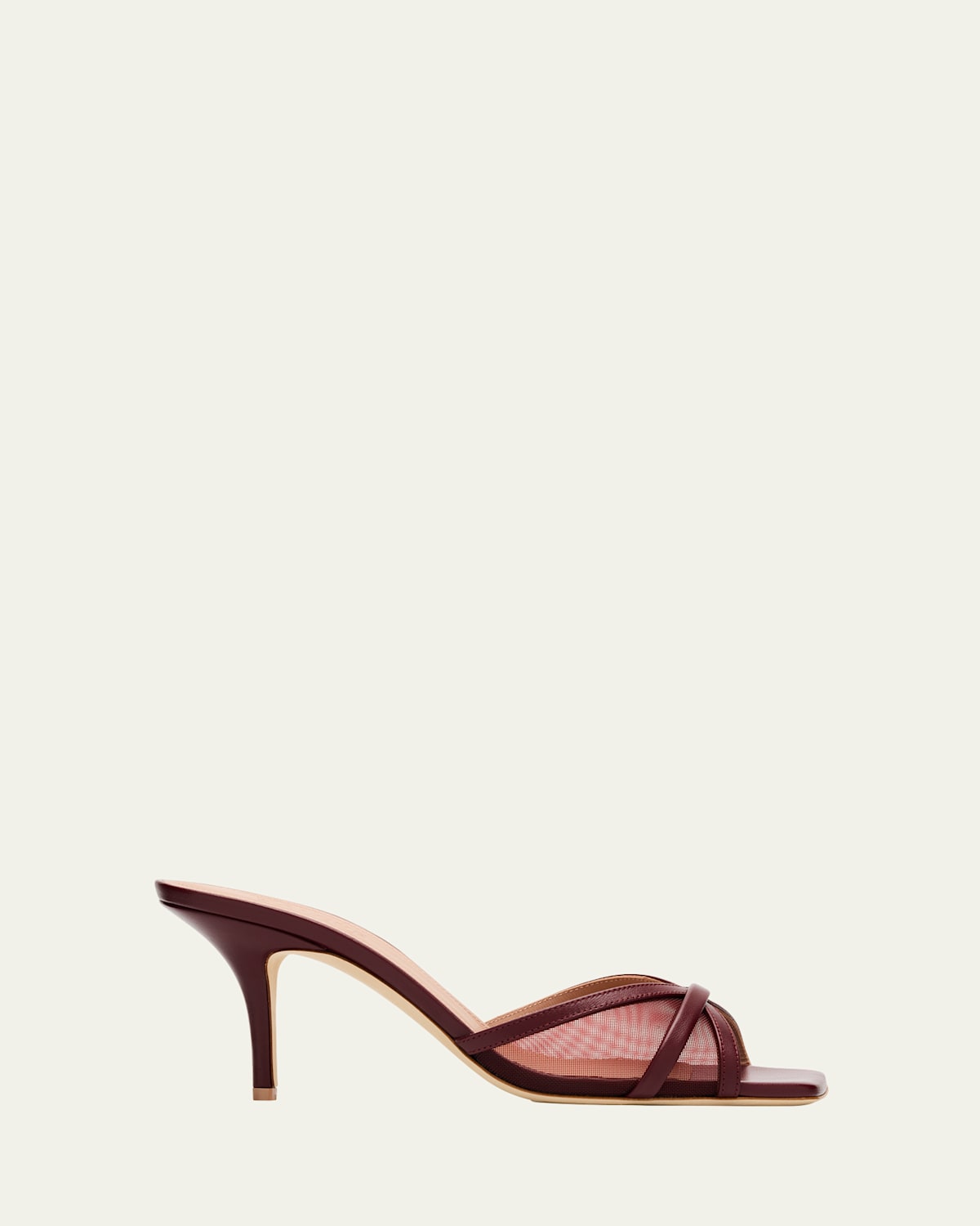 Perla Mesh Leather Sandals