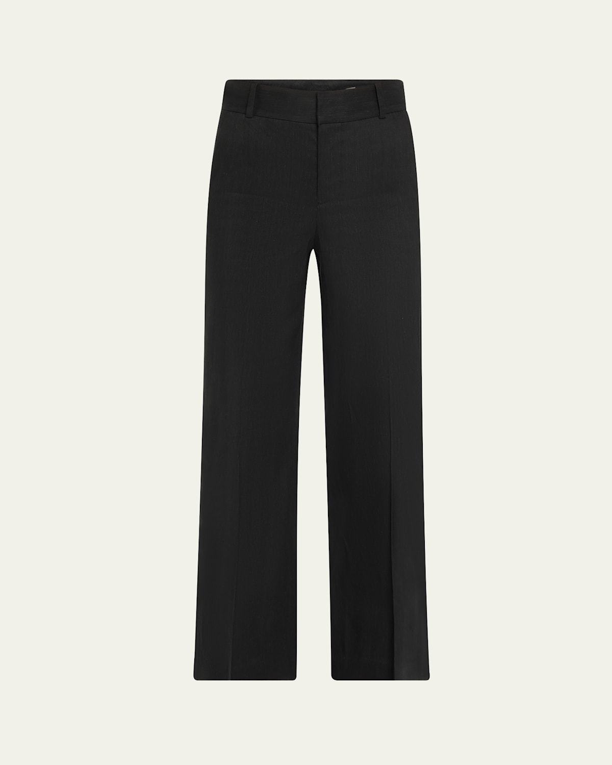 Alice And Olivia Quinn High-rise Ankle Kick Flare Pants In Black