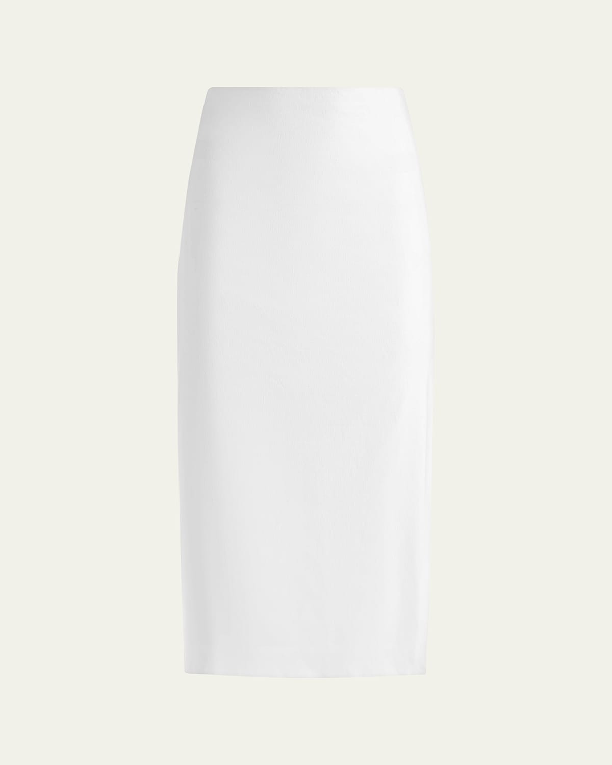 Alice And Olivia Maeve Midi Slip Skirt In White