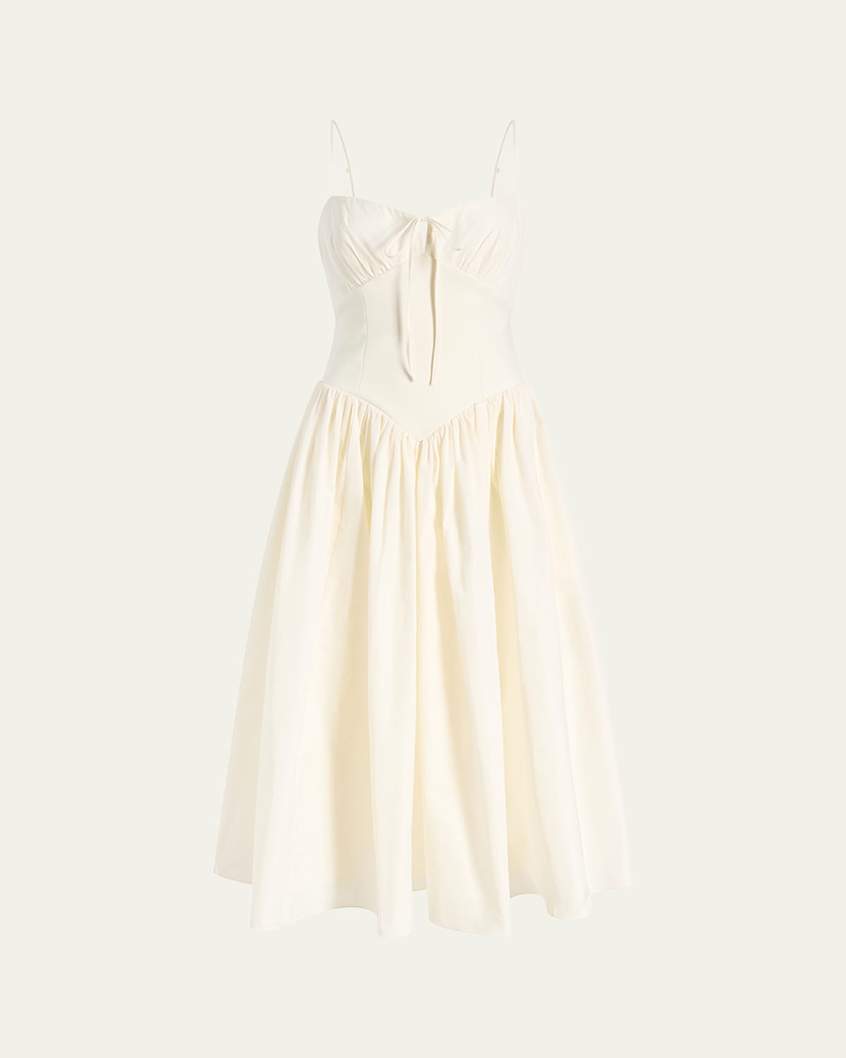 Anela Sleeveless Corset Midi Dress