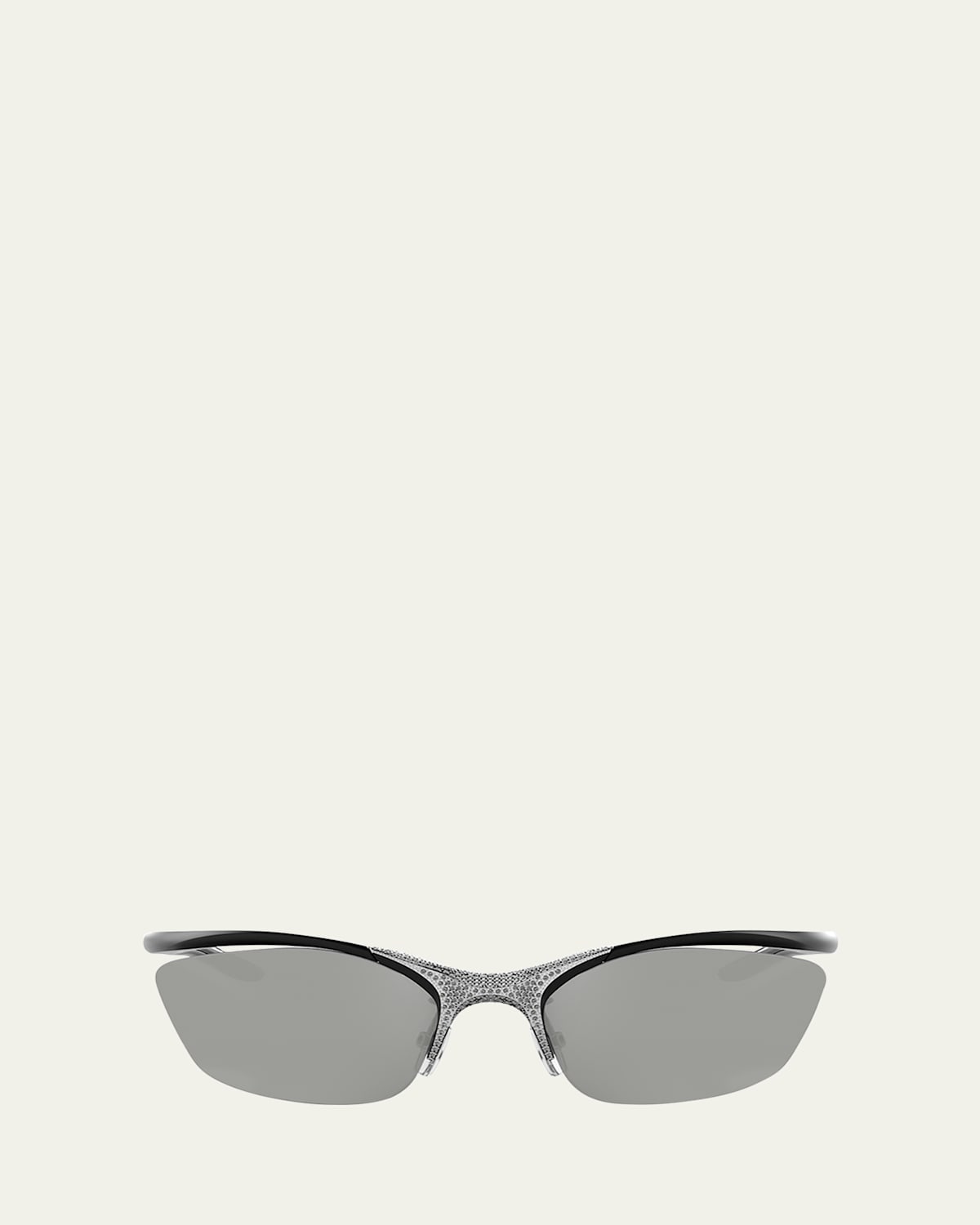 Fendi Signature Crystal Cat-eye Sunglasses