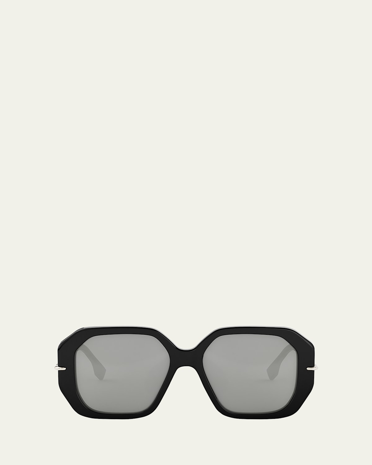 Fendi Selleria Square Sunglasses In Black