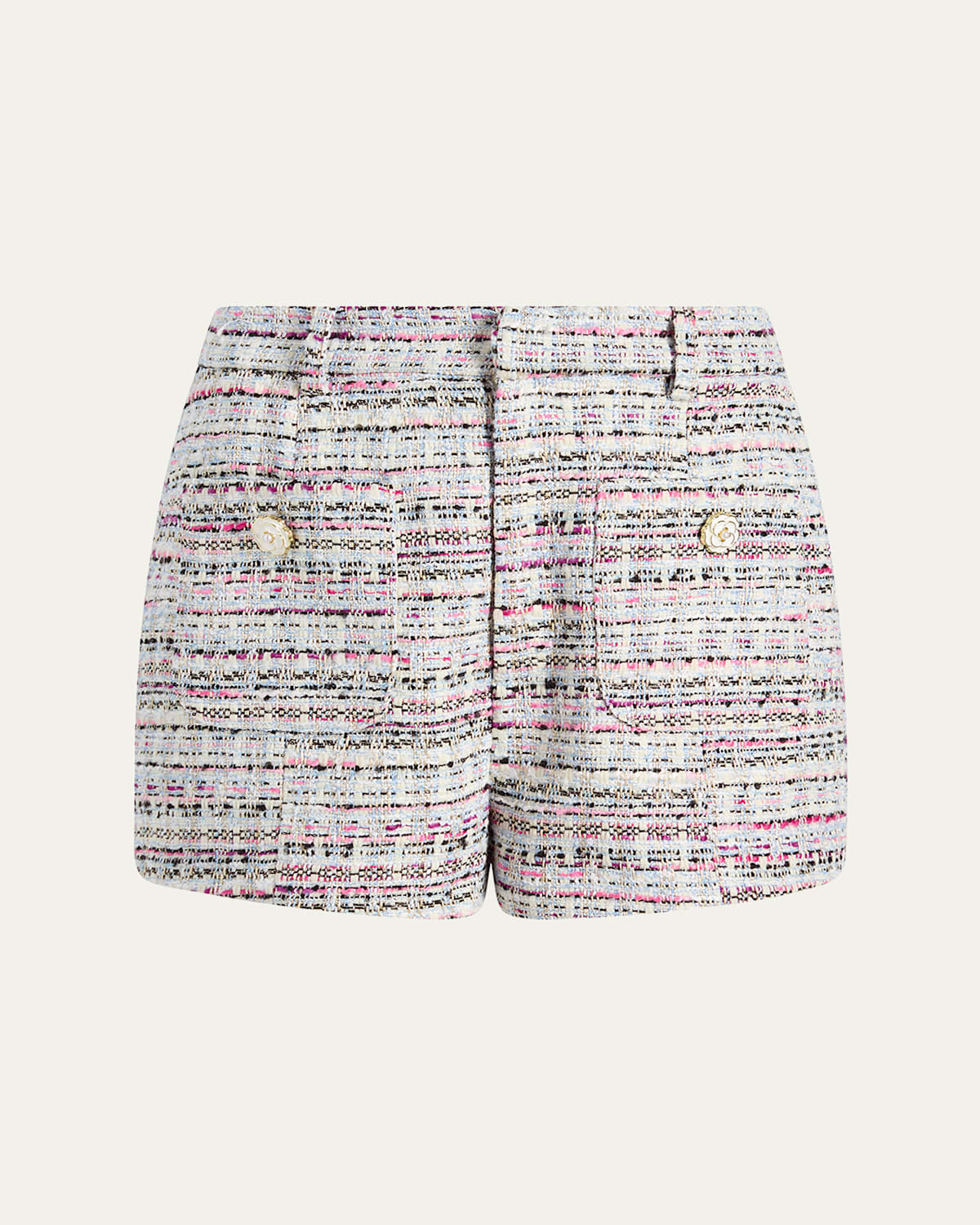 Shop Cinq À Sept Auden Tailored Tweed Shorts