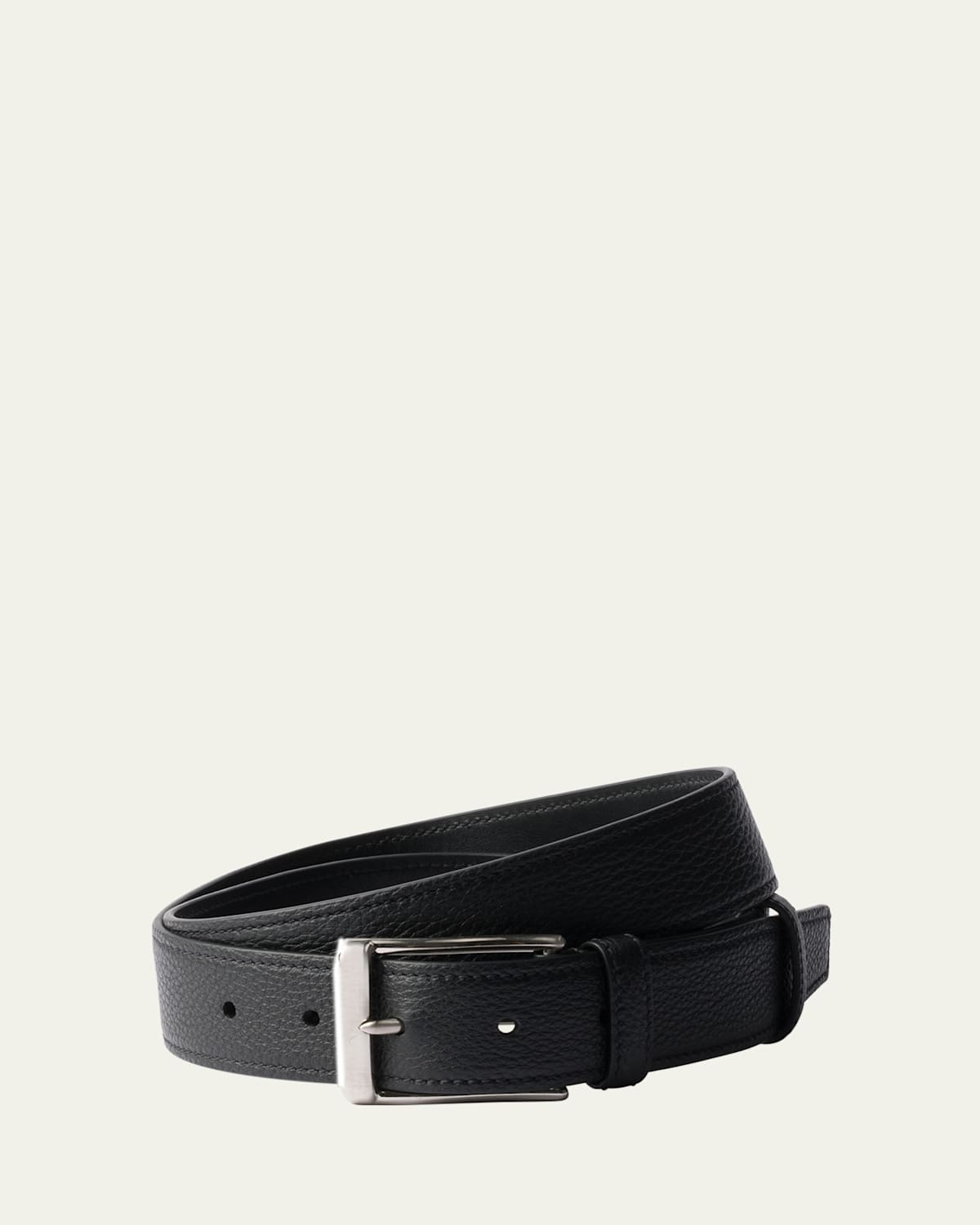 Prada Men's Adjustable Leather Belt