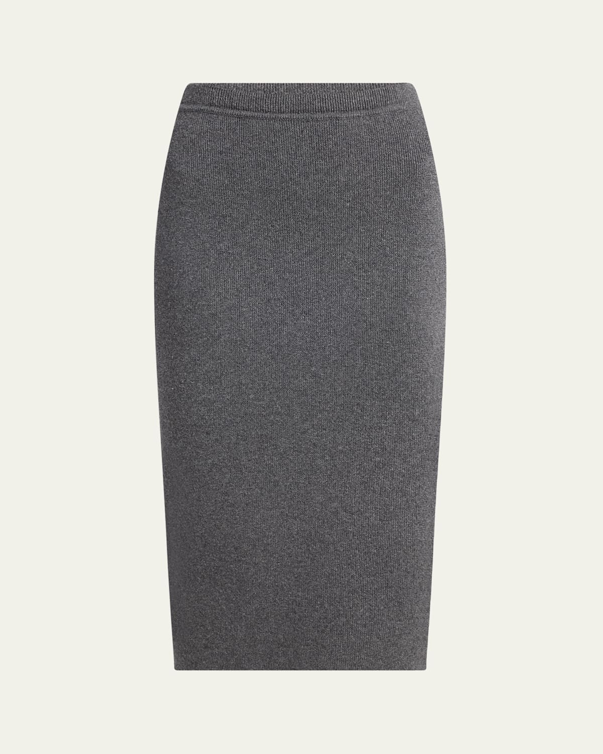 Tom Ford Fine Cashmere-cotton Rib Pencil Skirt