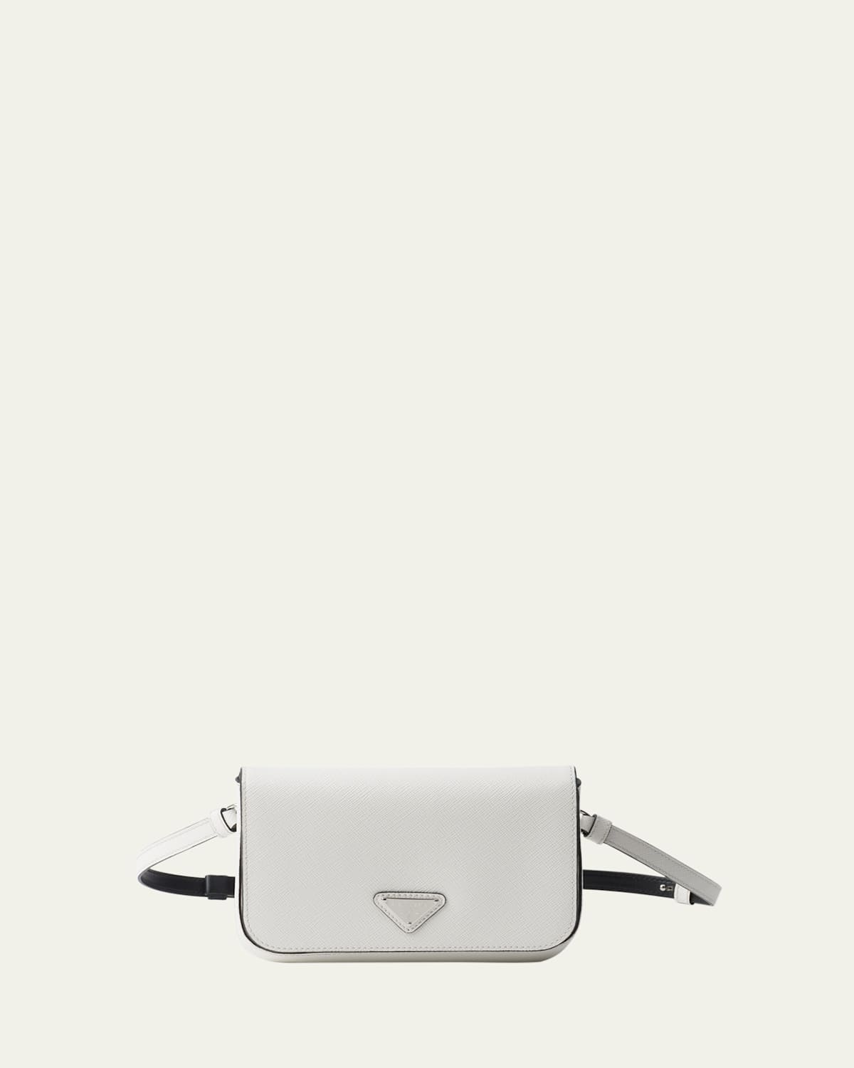Prada Men's Saffiano Leather Travel Crossbody Bag