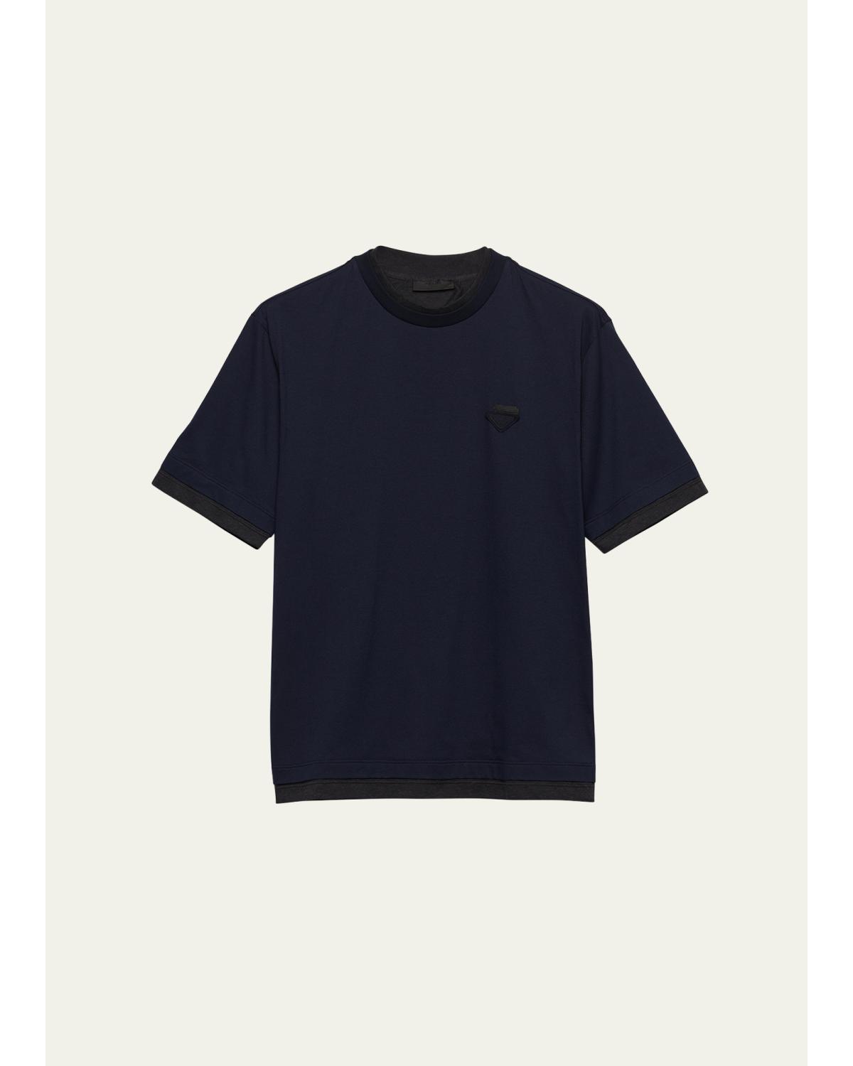 Men'S Divisa Layered Crewneck T-Shirt