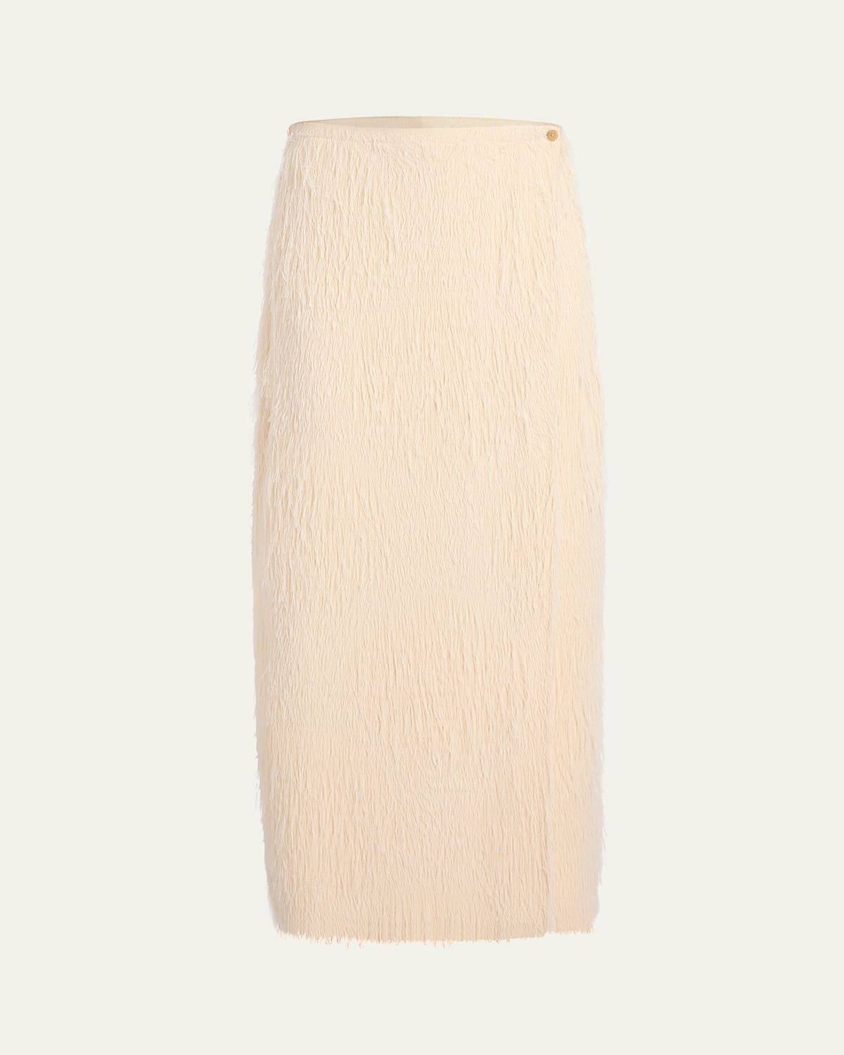 Quinn Fringe Knit Ankle Wrap Skirt