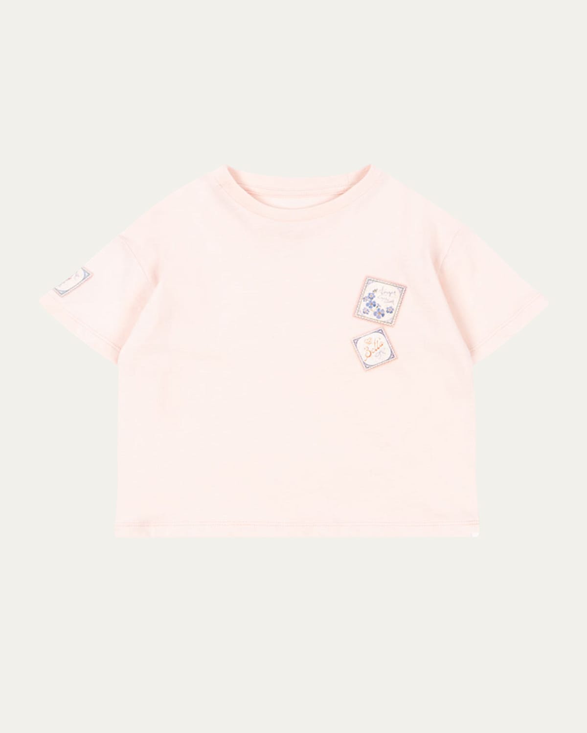 Konges Slojd Kids' Rosie H-w X Girl's Letter-print Cotton T-shirt